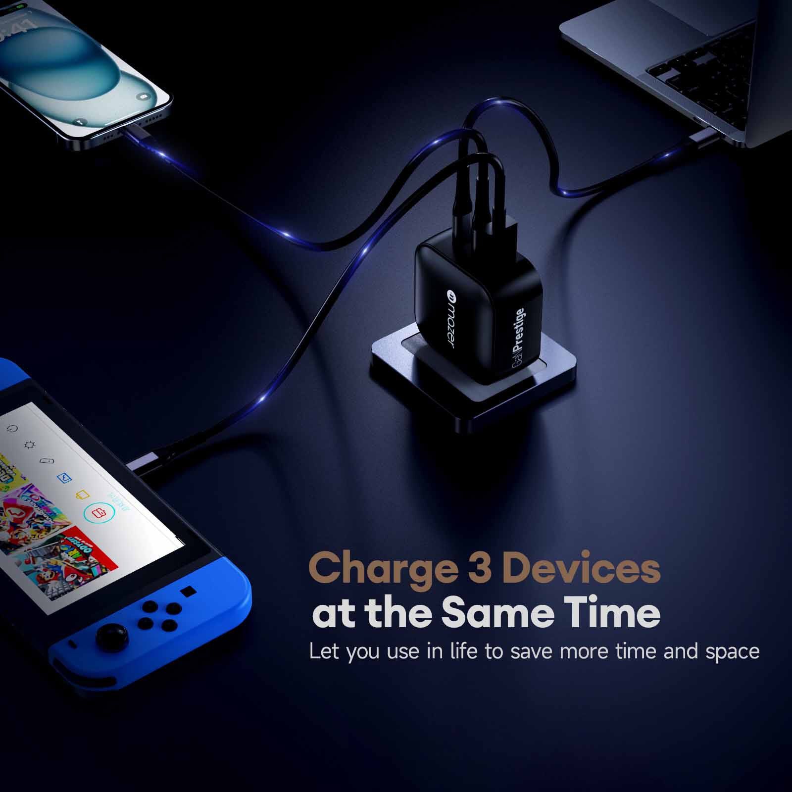 MAZER Ganprestige Pd70w 2c1a With 4 Travel Plugs-black M-G70W-V5-BK-image 10