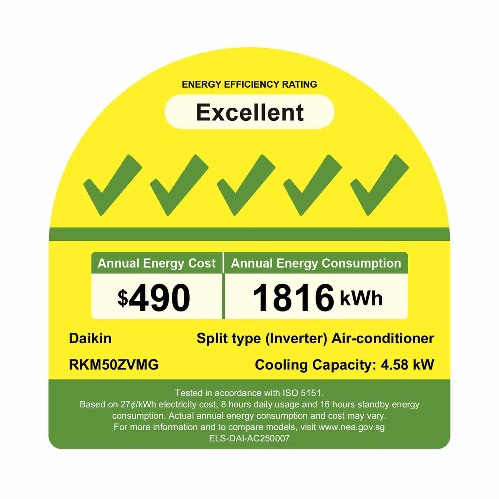 DAIKIN Inverter Single Split Aircon + Installation (ismile Eco+) RKM50ZVMG/FTKM50ZVMG-image 3