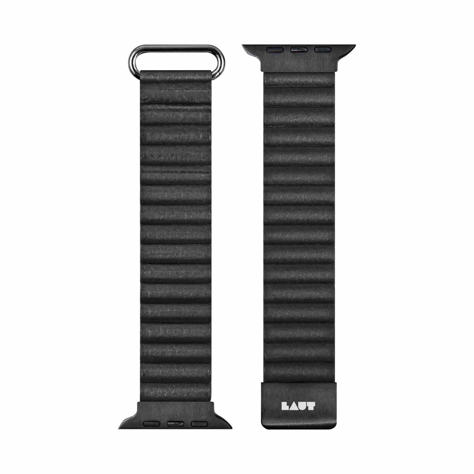LAUT Novi Lux Apple Watch Strap (38/40/41mm) - Mid Night (bands Only) L_AWS_NL_BK-image 1