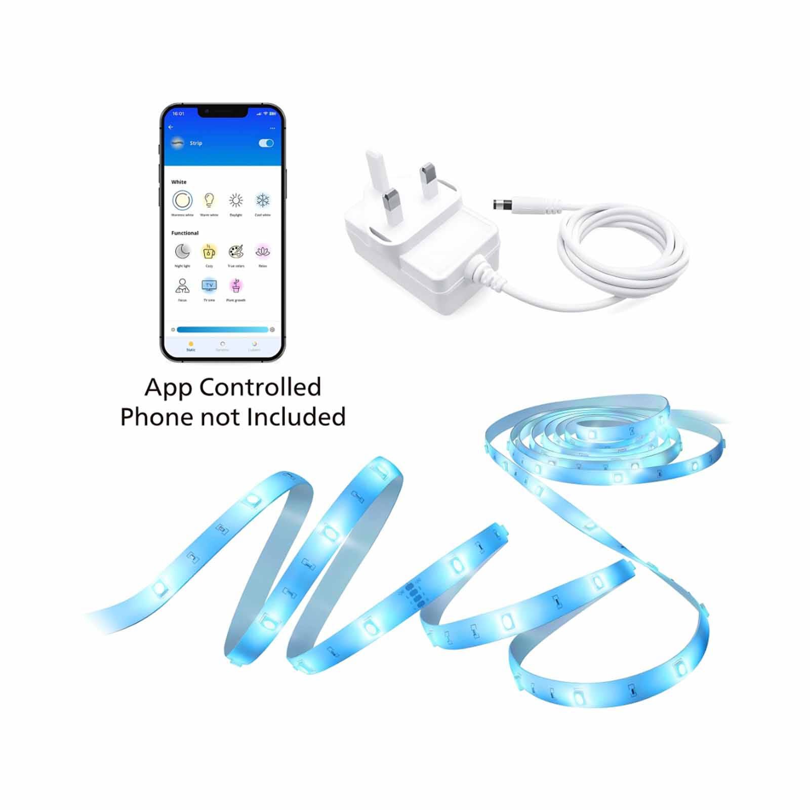 WIZ Rgb Led Strip 15m Uk Plug Color 929004126417-image 7
