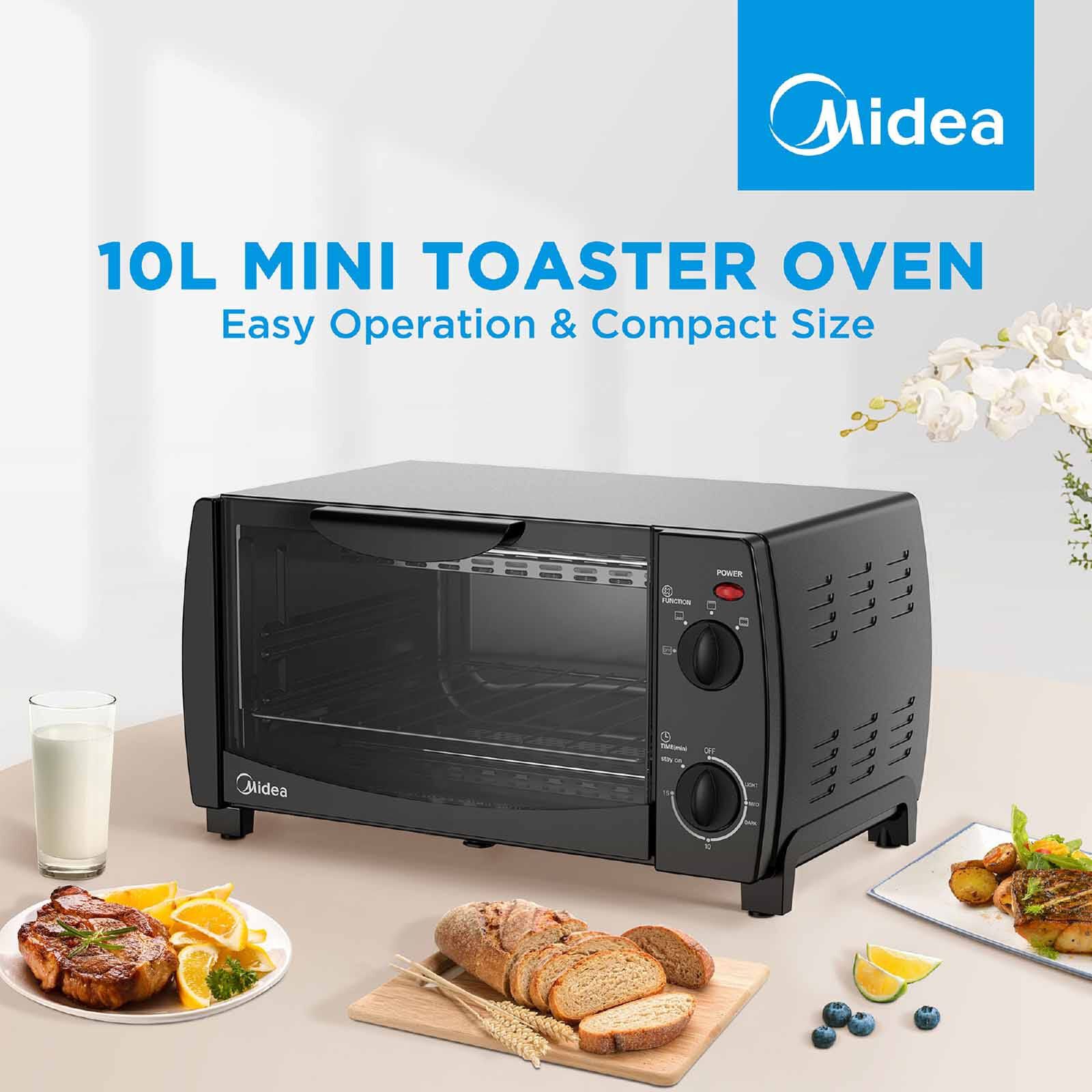 MIDEA Toaster Oven (10l) - Black MEO-10BDW-BK-image 4