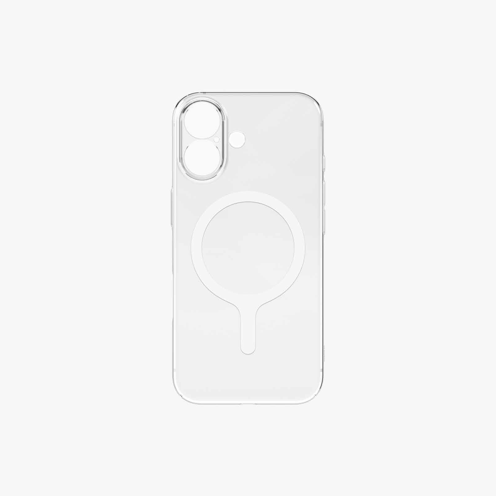 UNIQ Iphone 17 (2025) 6.3 Magclick Charging Airsuit - Glossy Clear/white UNIQ-IP6.3(2025)-ASMGCLRW-image 1
