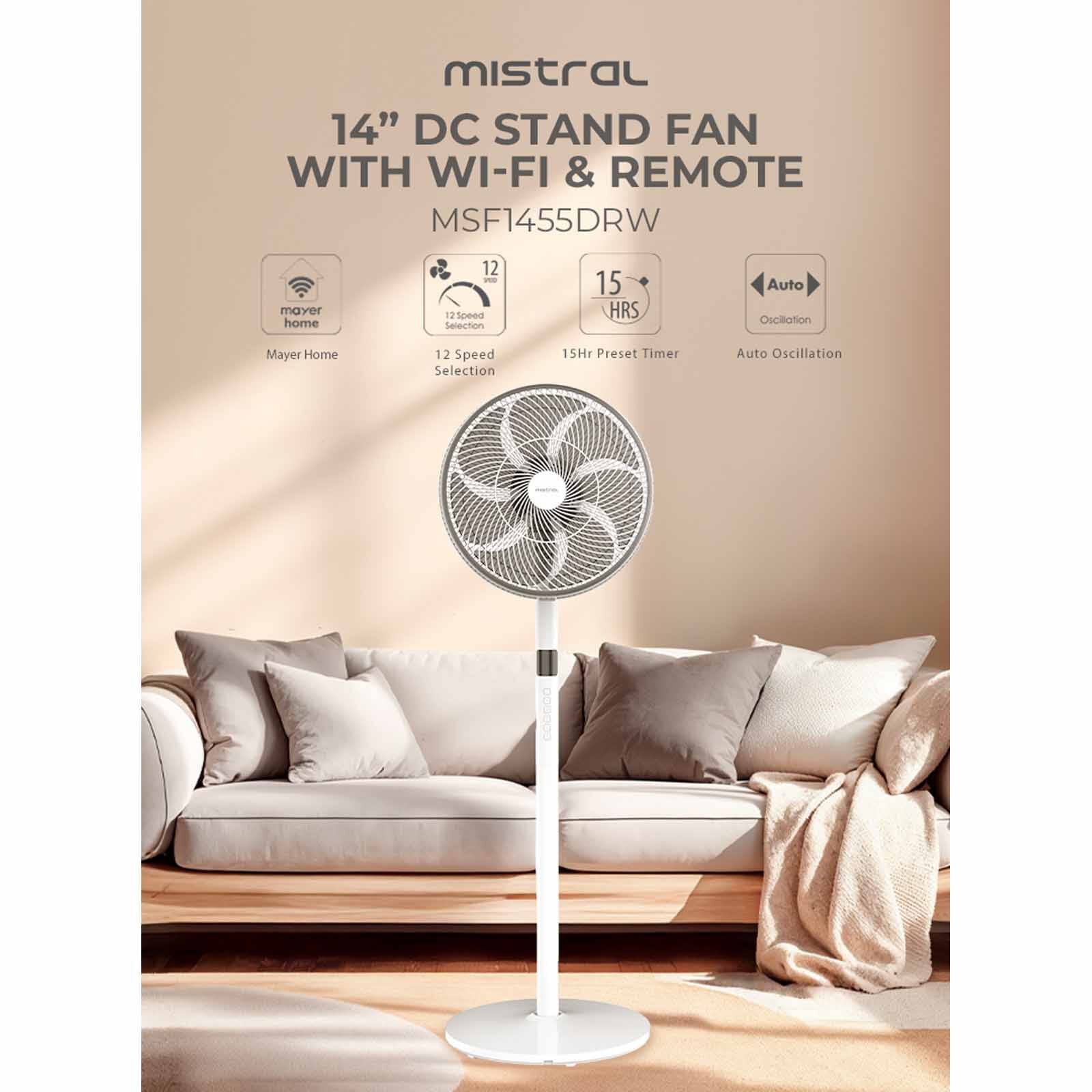 MISTRAL 14 In Dc Stand Fan With Wifi And Remote MSF1455DRW-image 11