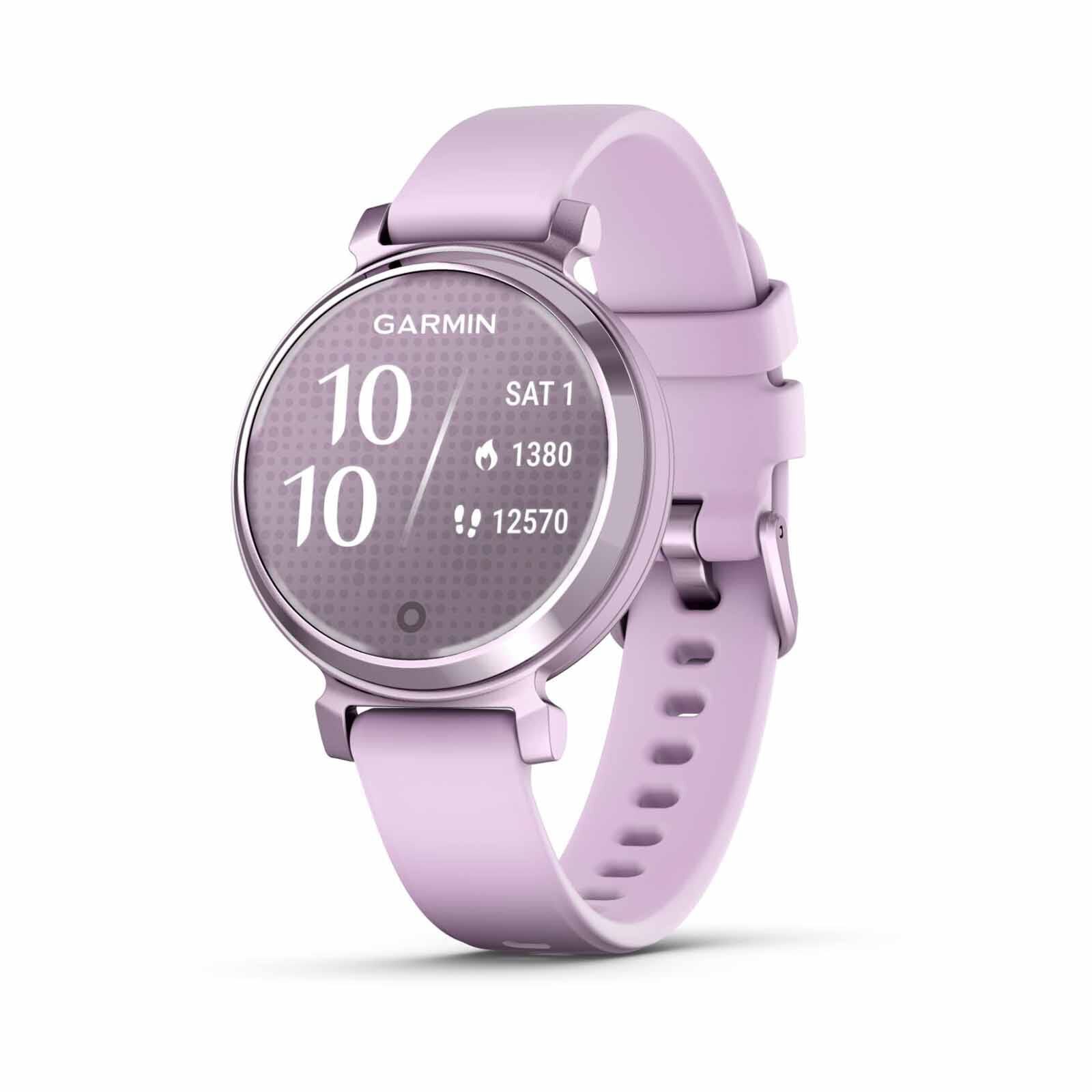 GARMIN Lily 2 Metallic Lilac With Lilac Silicone Band GM-010-02839-21-image 2
