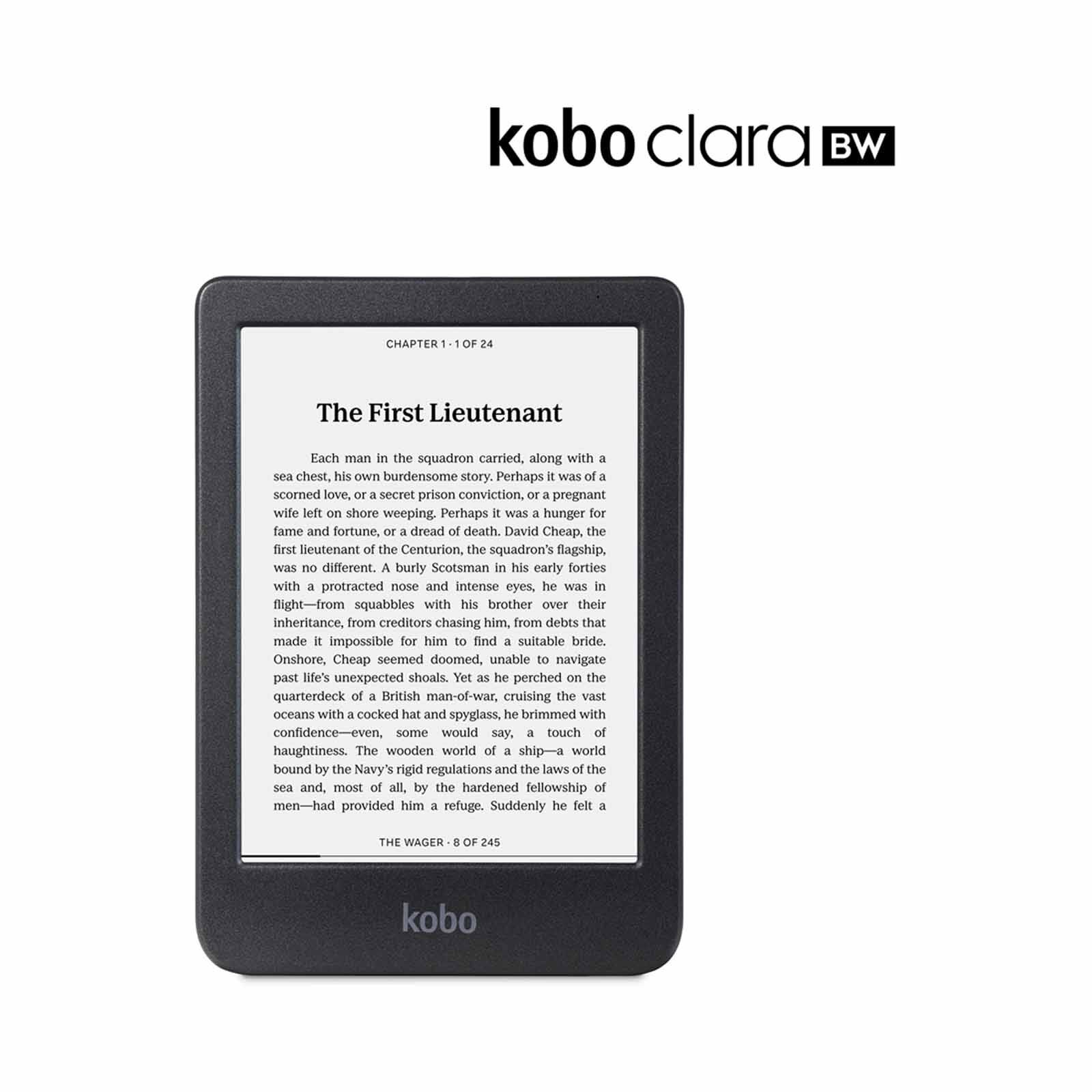RAKUTEN KO Kobo Clara Black And White (black) Carta 1300 N365-KU-BK-K-EP-image 2