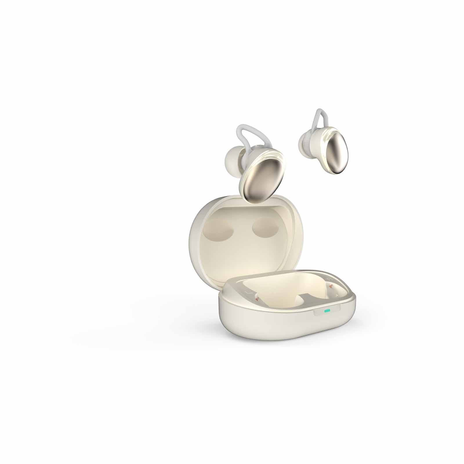 HIFUTURE Fusion Hybrid - White Anc True Wireless Earbuds HEF5WH-image 2