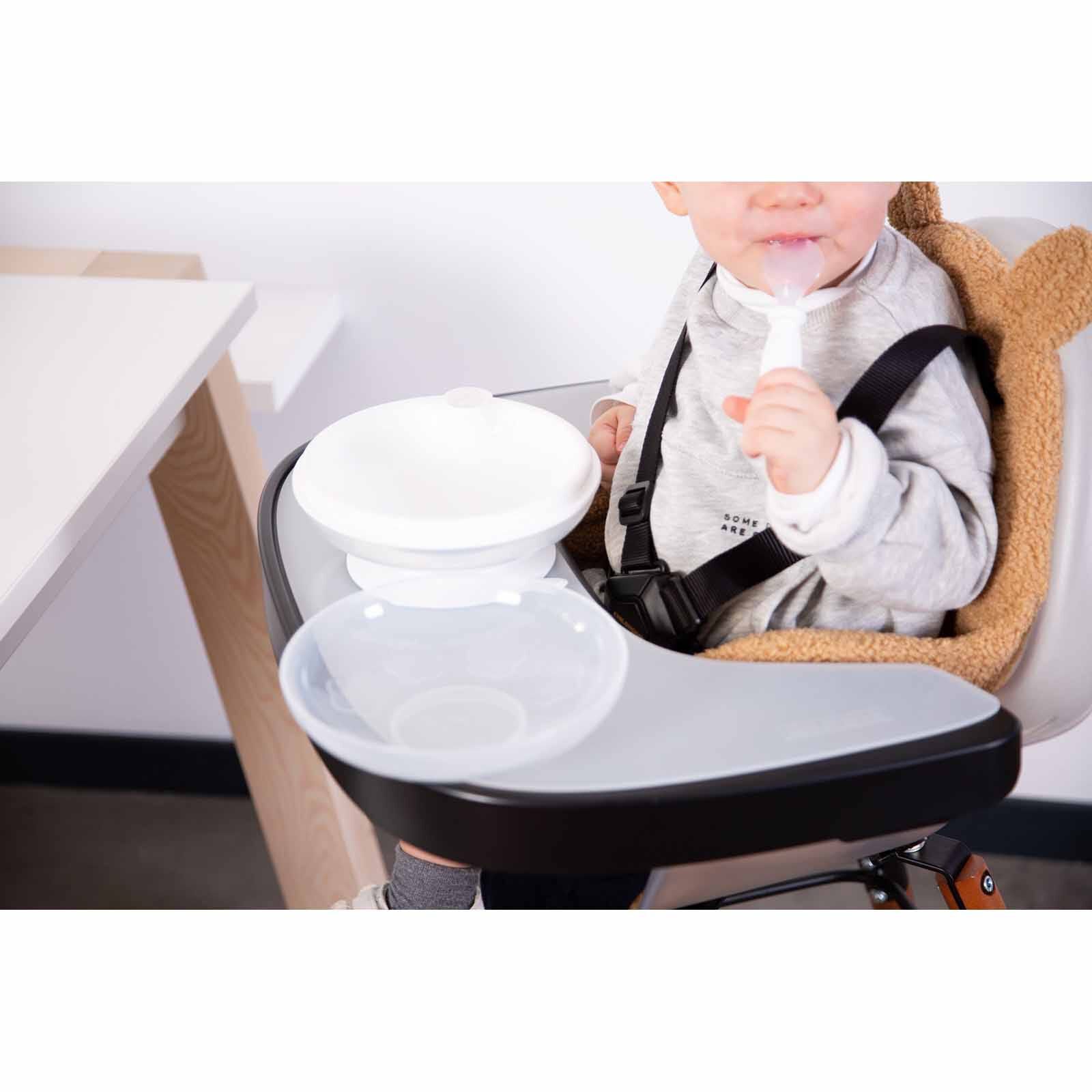 CHILDHOME Feeding Tray + Silicone Placemat - Black (online) EVOLU HIGH CHAIR-image 4