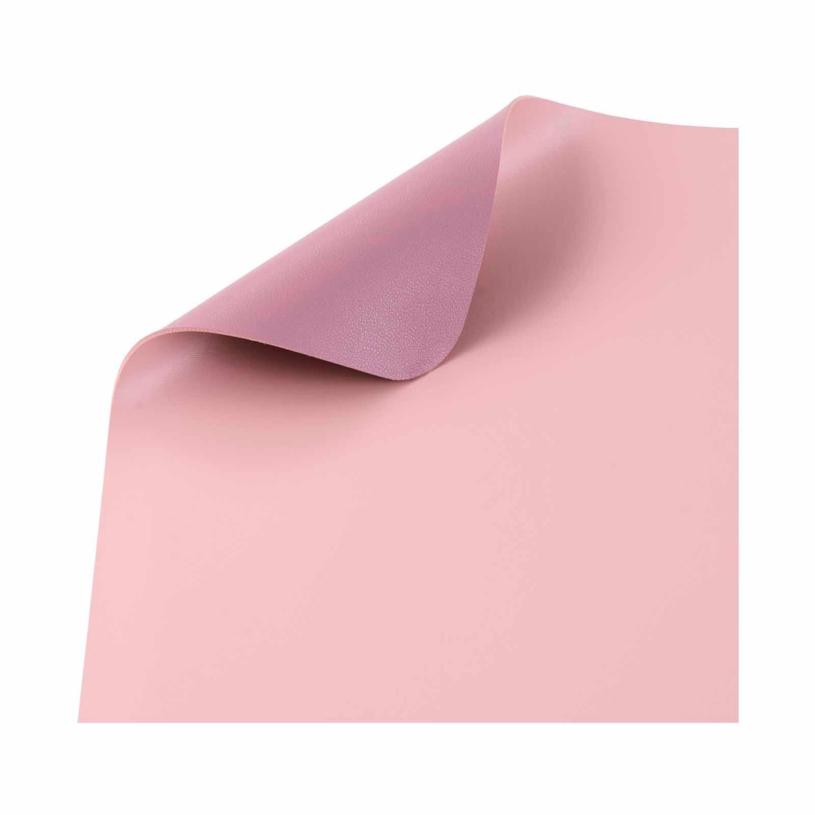 ELECOM Soft Leather Double Sided Large Desk Mat - Pink/ Pink MP-DM05PNPN-image 5