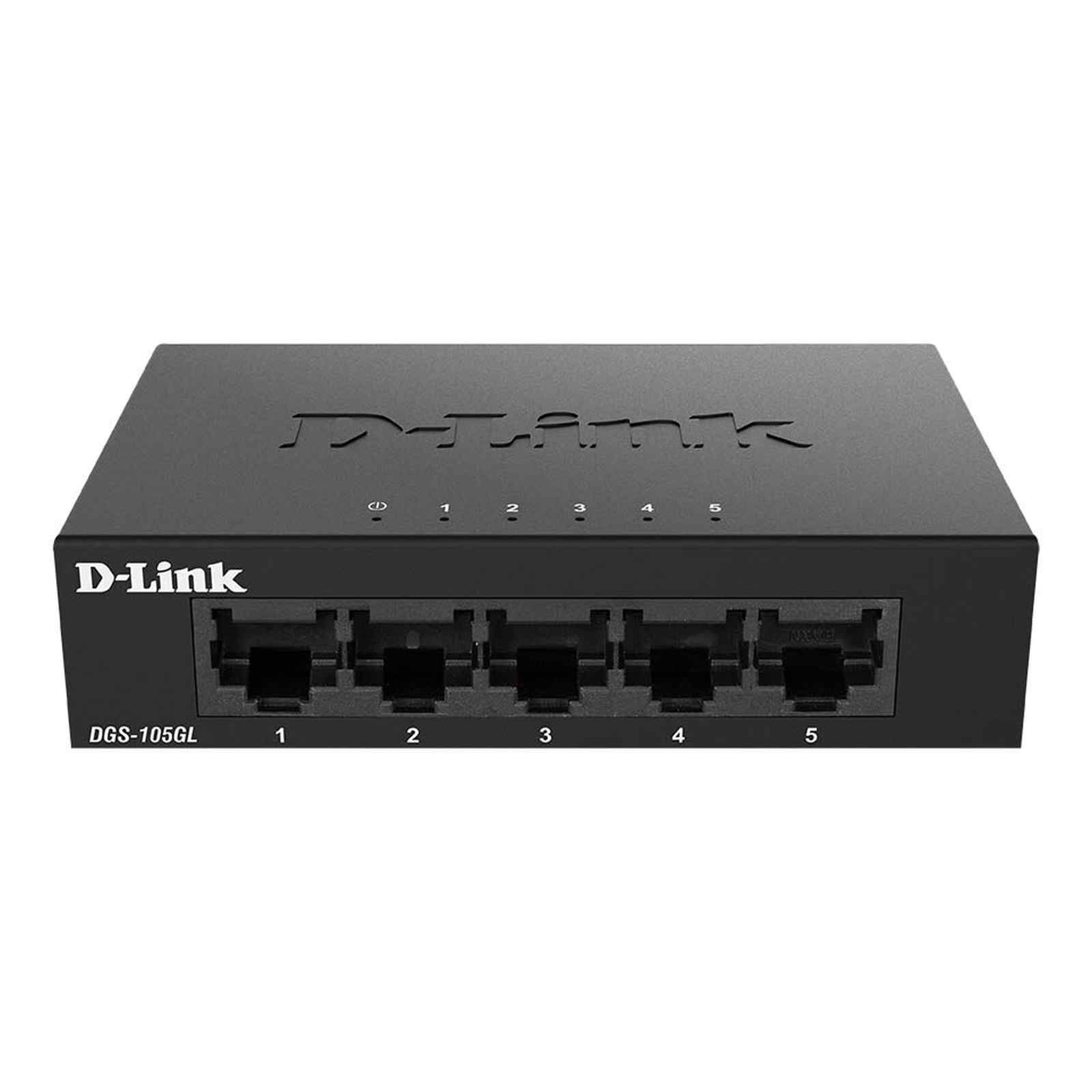 DLINK 5-port Gigabit Metal Unmanaged Desktop Switch DGS-105GL