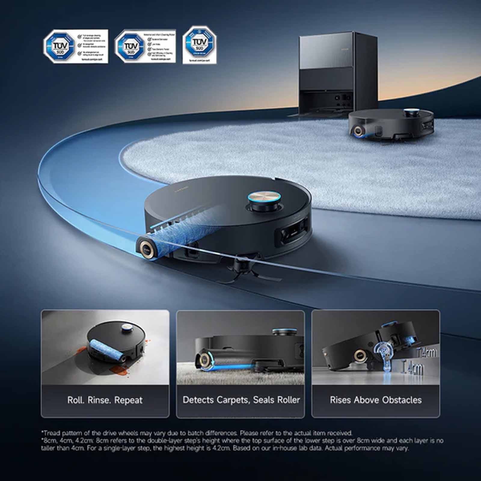 DREAME Aqua10 Ultra Roller Robot Vacuum Cleaner AQUA10 ULTRA ROLLER-image 5