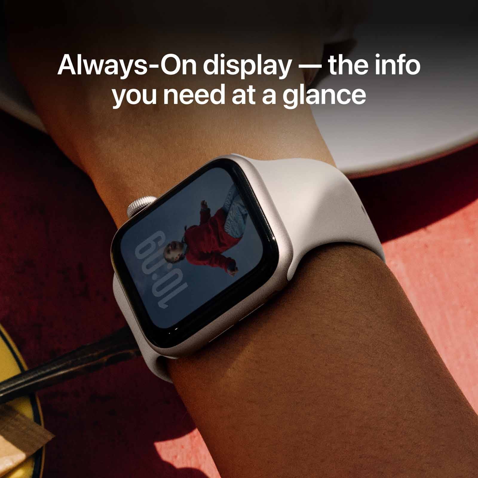 APPLE Watch Se 3 Gps 40mm Starlight Aluminium Case With Starlight Sport Band - M/l MEH54X/A-image 3