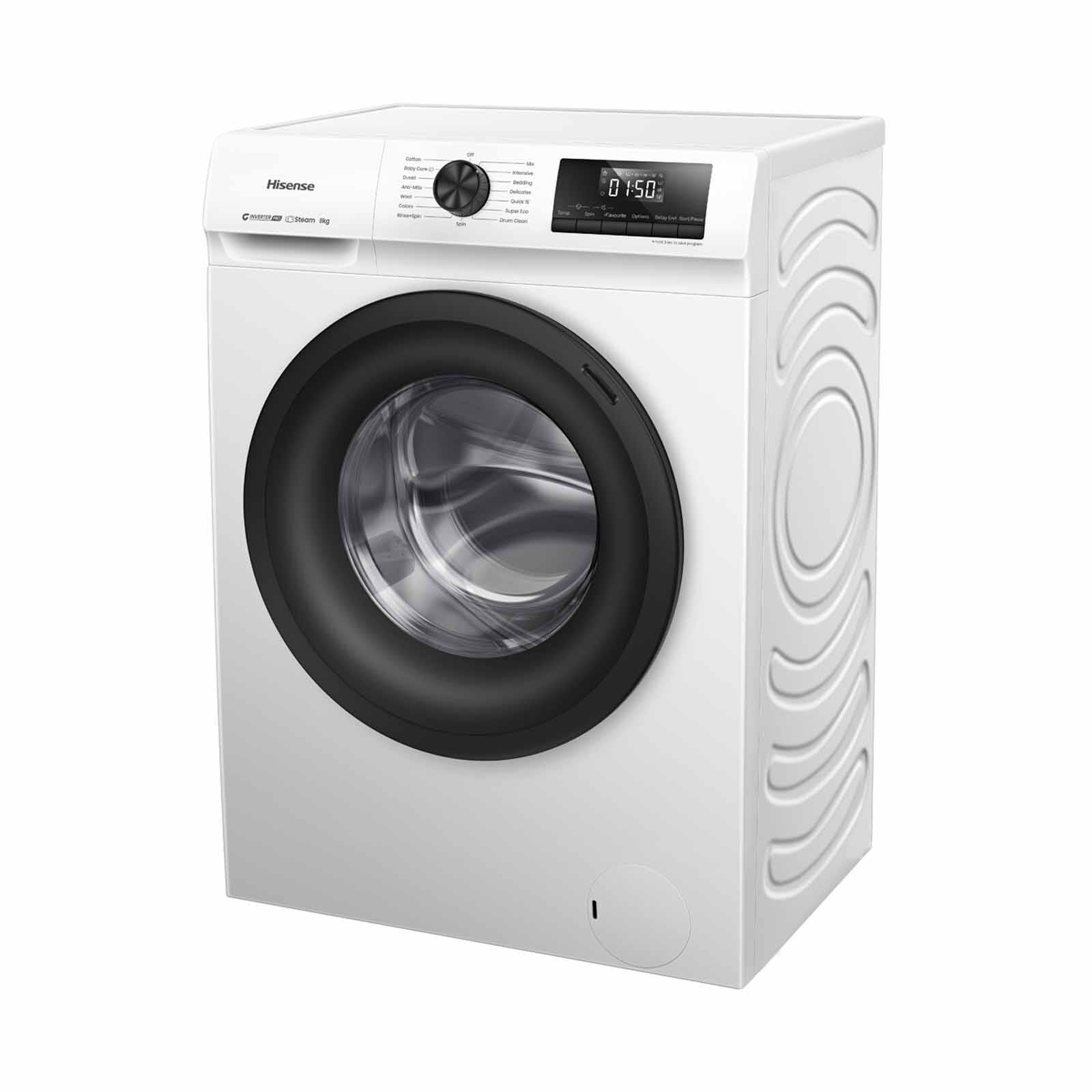 HISENSE Front Load Washer (8kg) WF80N1-image 3