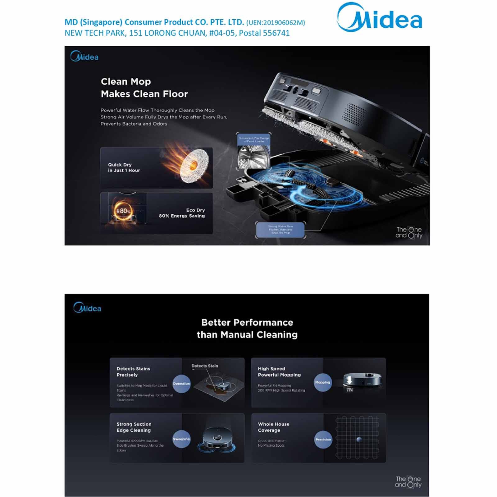 MIDEA Washbot 10kg/7kg Combo With Robot Vac WBMF310-image 10