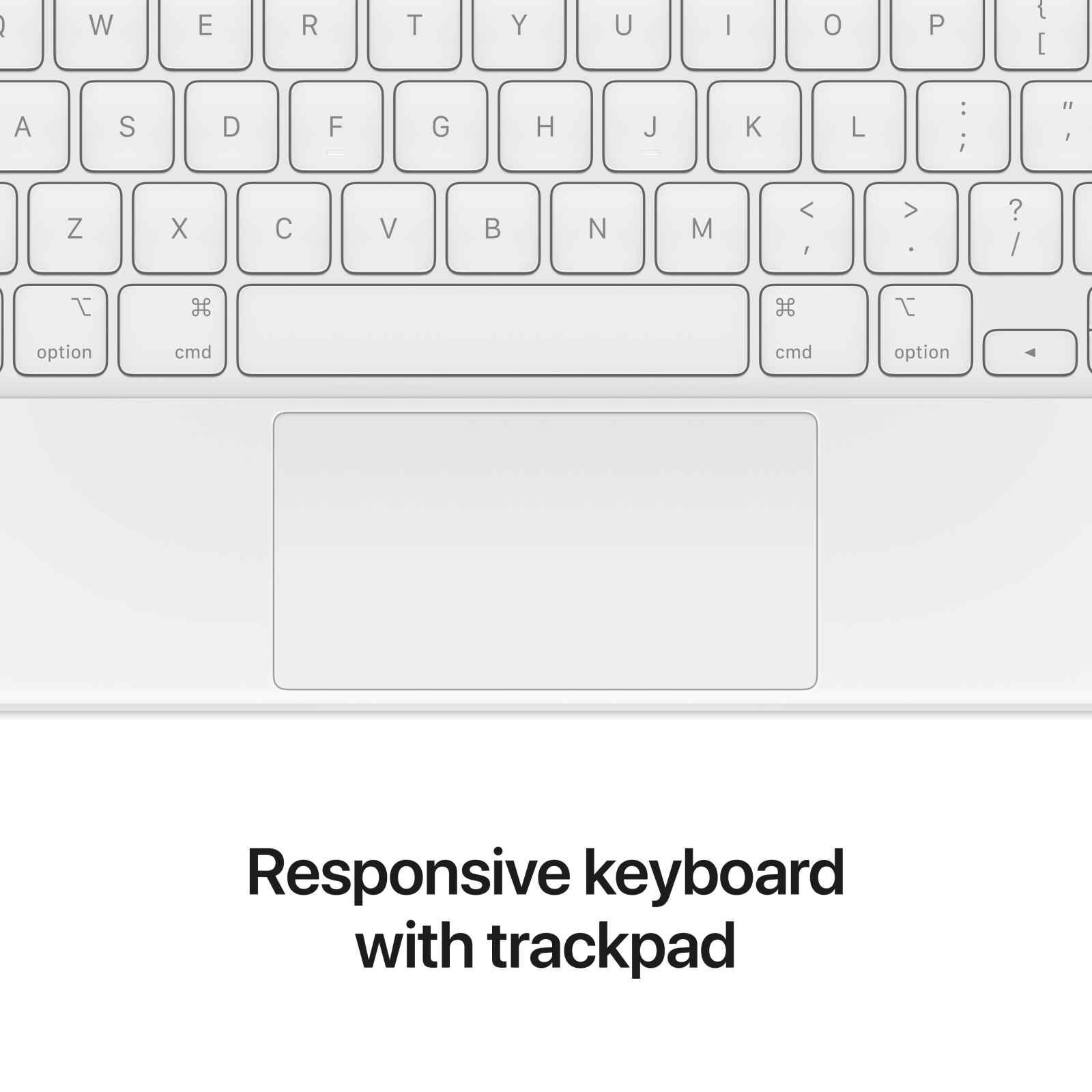 APPLE Magic Keyboard For Ipad Pro 11-inch (3rd & 4th Gen)& Ipad Air (4th) - White MJQJ3ZA/A-image 5