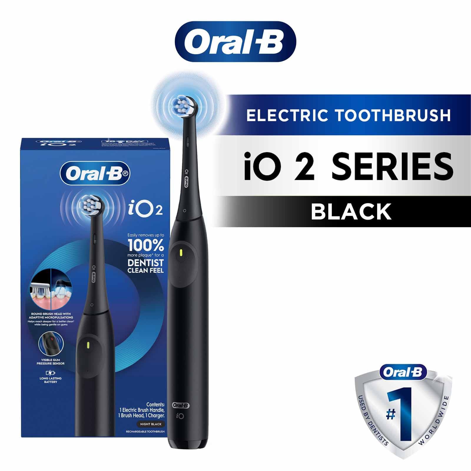 ORAL-B Io Series Electric Toothbrushes - Black IO 2 - BLACK-image 1