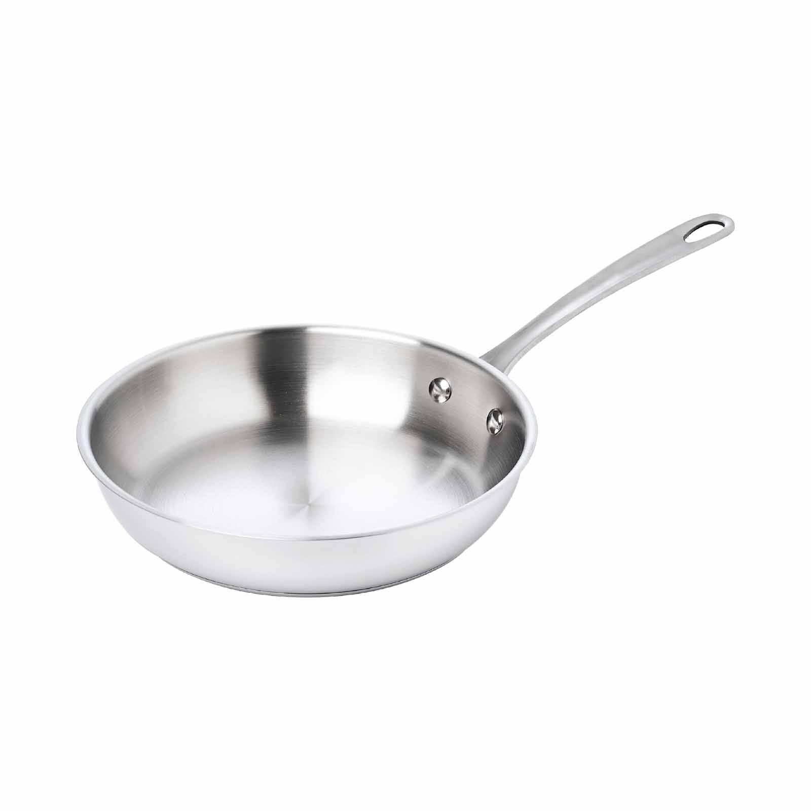 MEYER White Steel Stainless Steel 24cm Frypan 71506-image 1