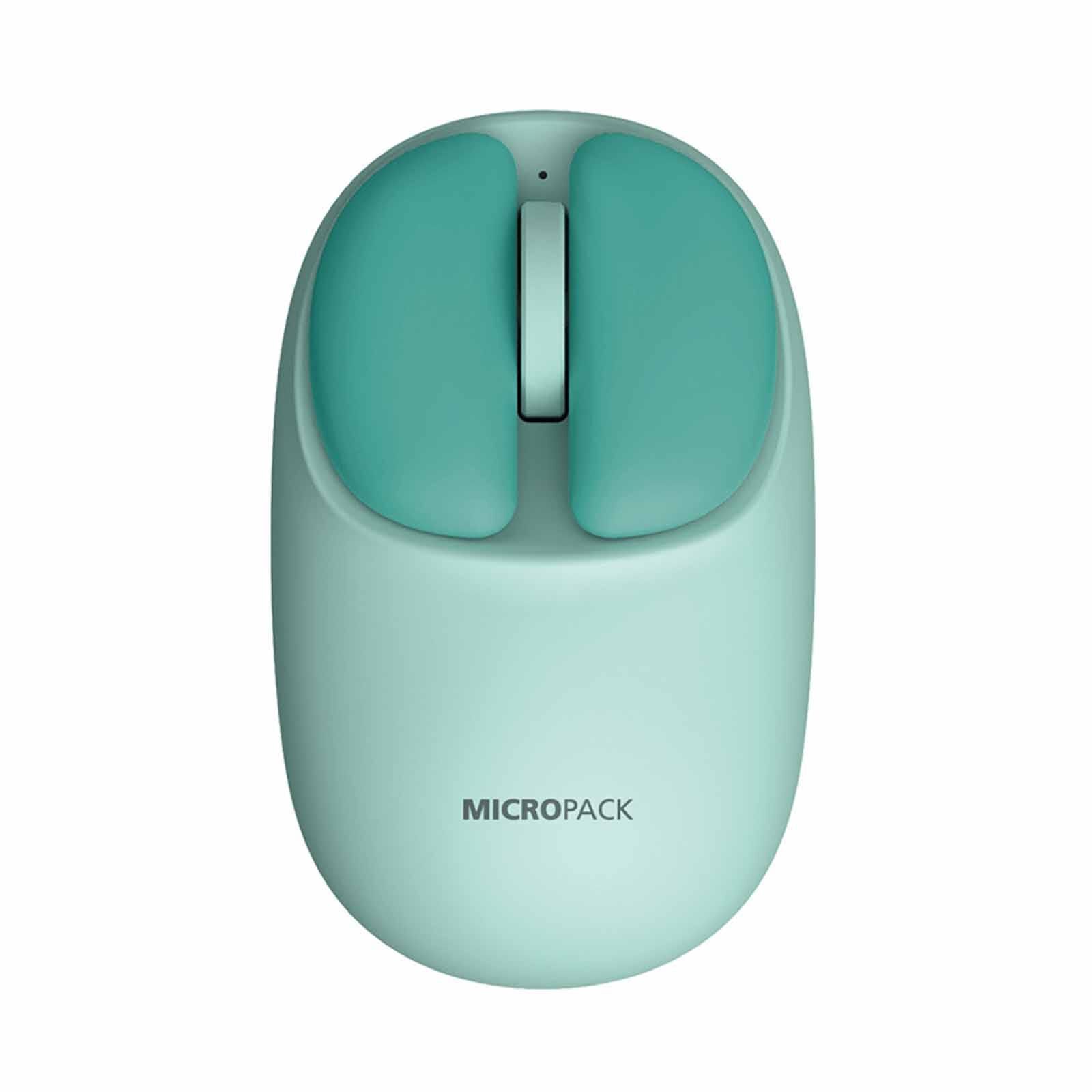 MICROPACK Lifestyle 2.4g + Bluetooth Wireless Mouse - Green ML-202W-GN-image 1