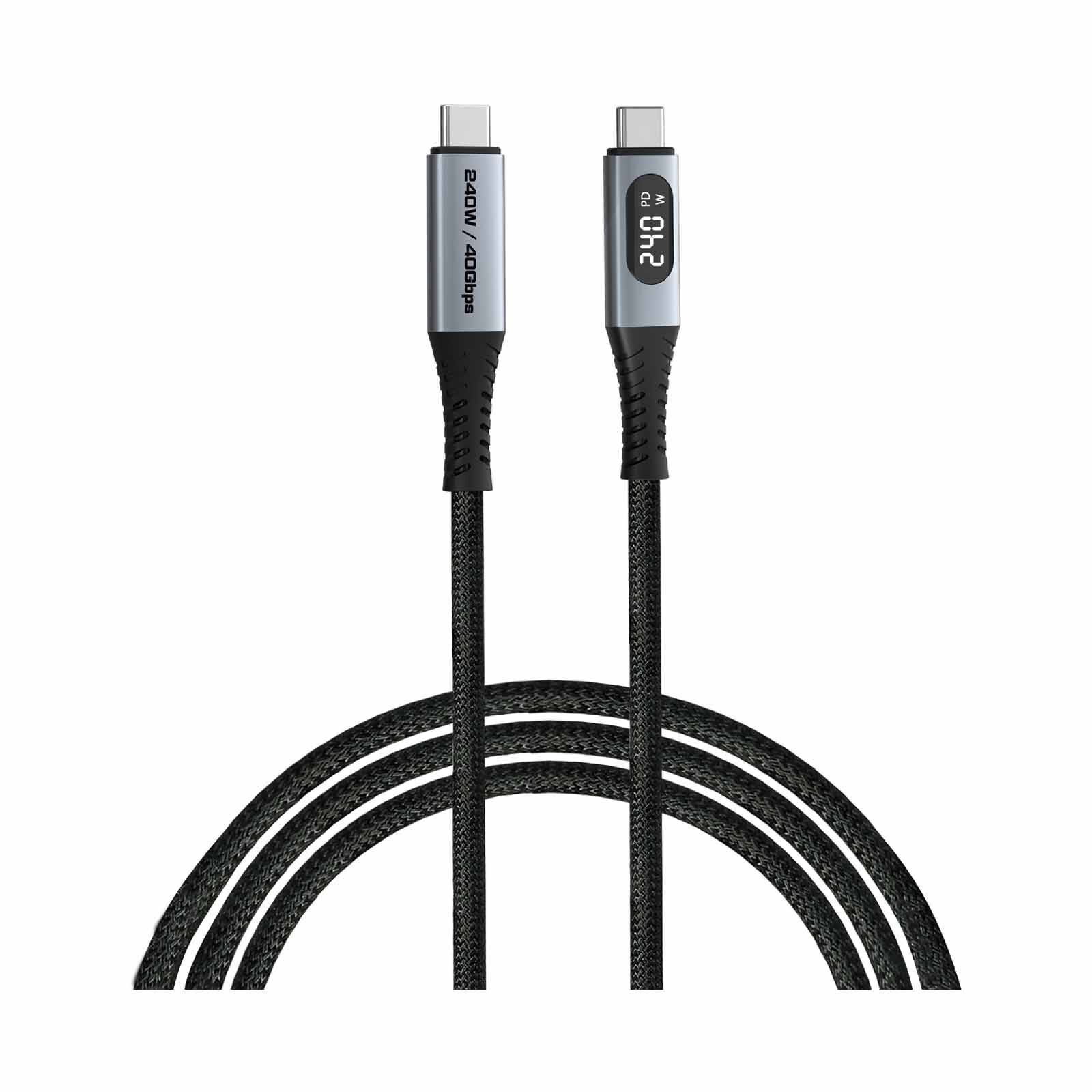 VERBATIM Sync & Charge Usb C To Usb C 240w 40 Gbps Display 120 Cm VM31849-image 1