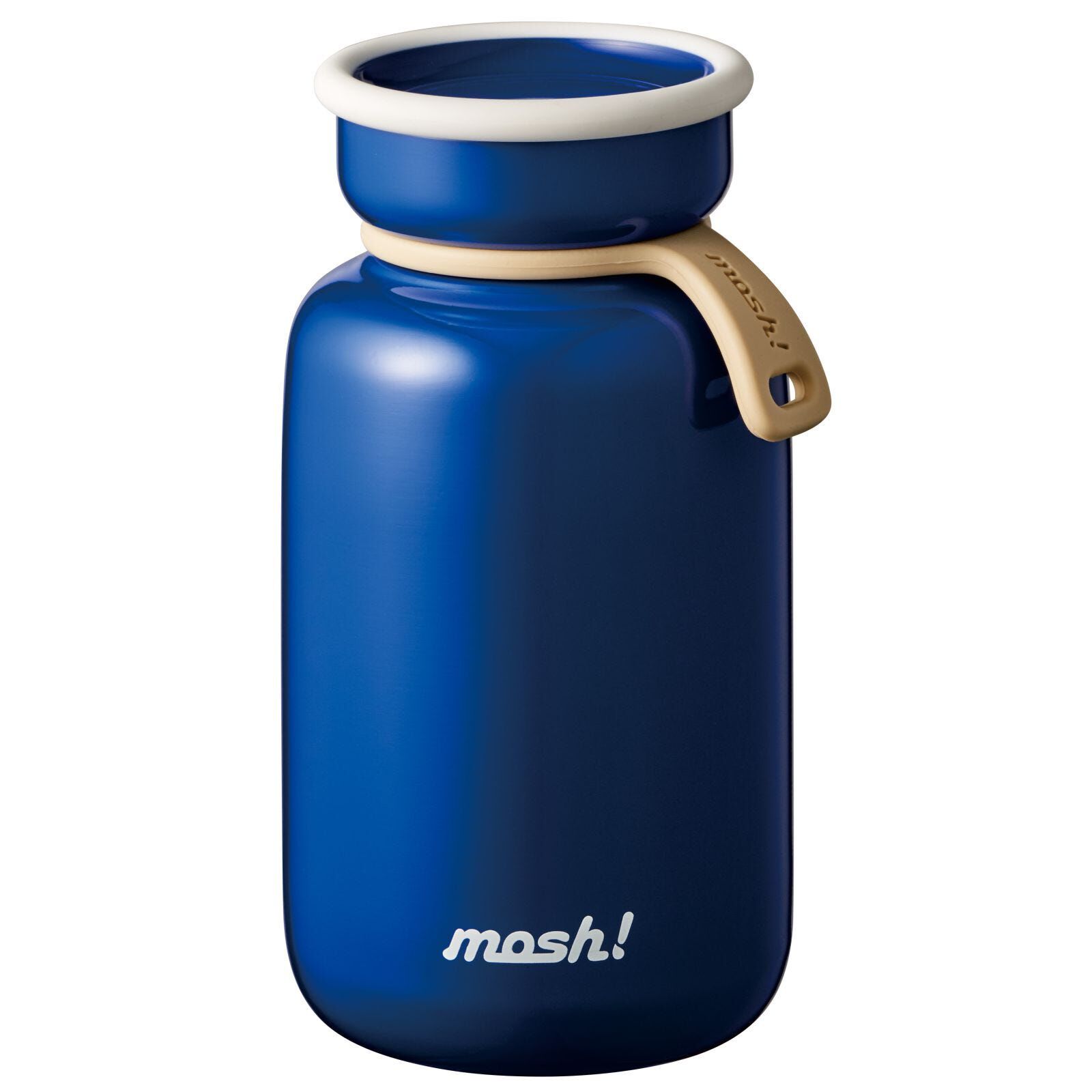 MOSH Double-wall S/steel Bottle 450ml - Blue DMLB450-BLUE-image null