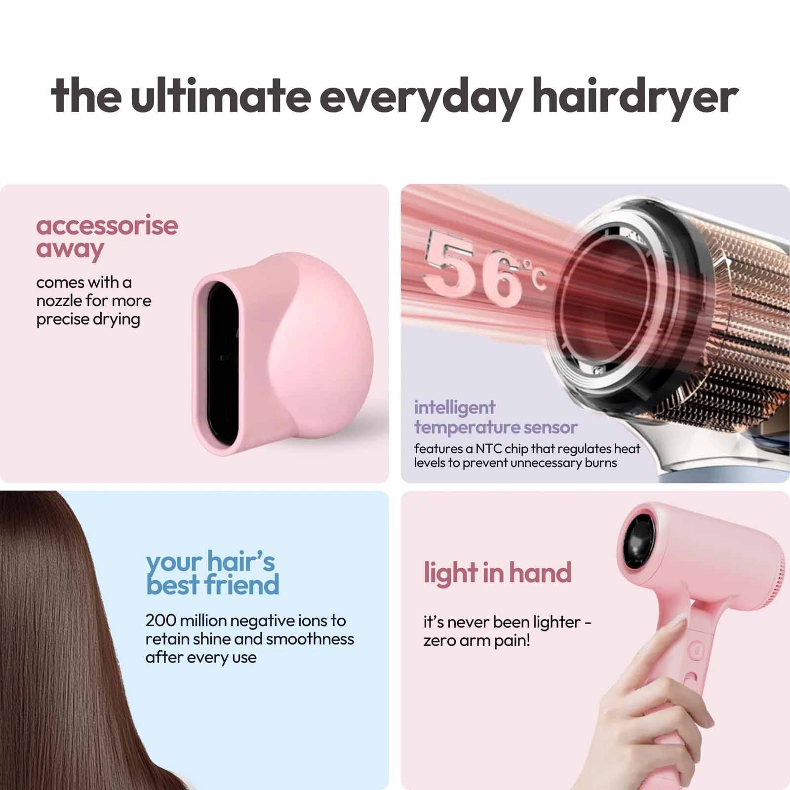 STRYV Colour+2.0 Hair Dryer - Blue SVHDR3BL-01-image 8