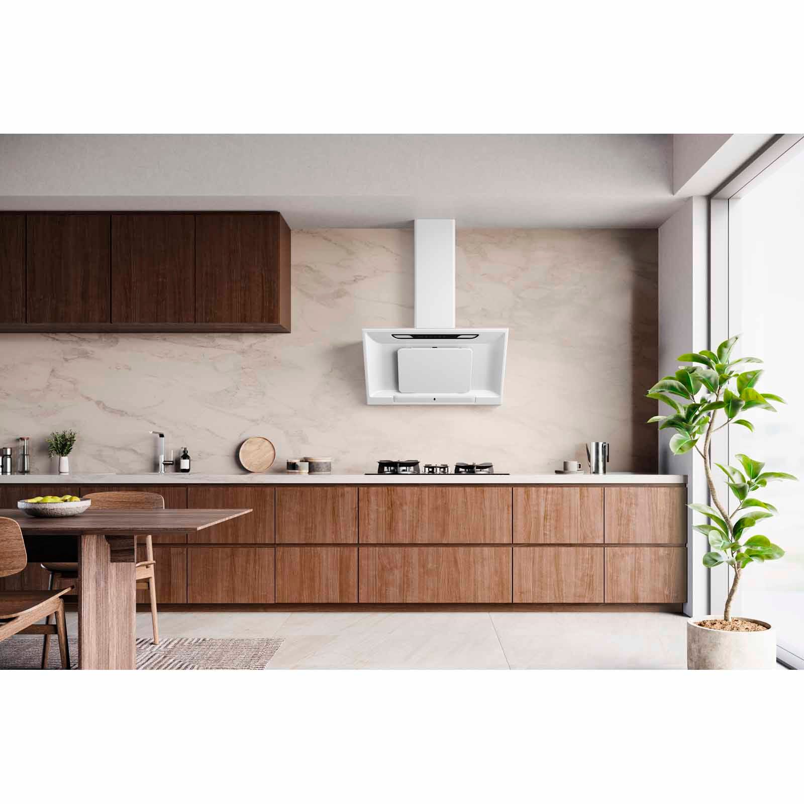 FUJIOH Inclined Hood (v) (70cm) - Texture White (exclude Installation) FR-SC2070 V XW-image 2