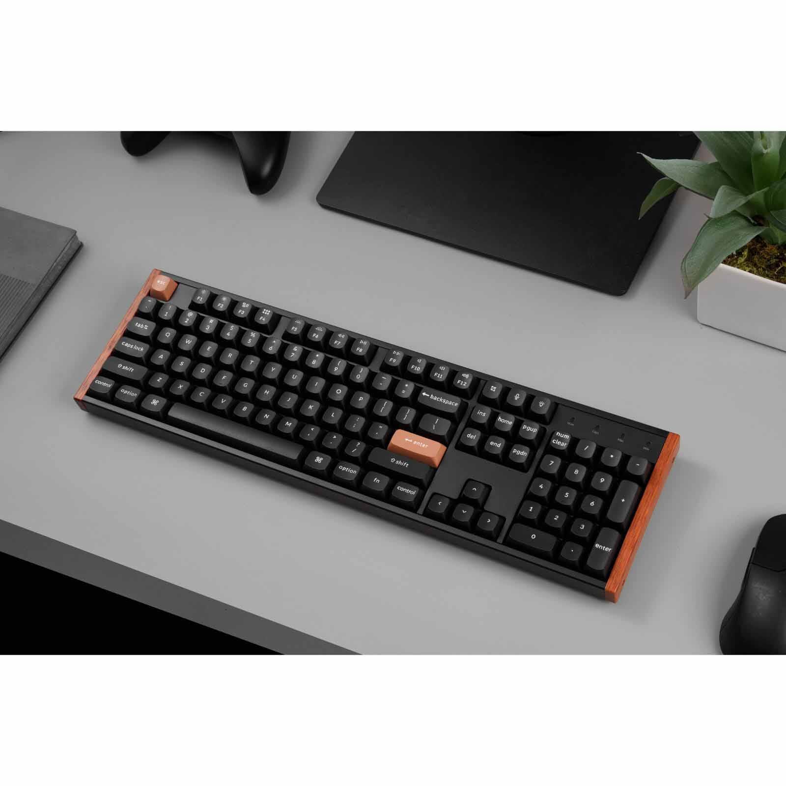 KEYCHRON K10 He Full Size 104 Key, Black Full Assembled, Rgb, Hot-swap, Hall Effect Keyboard - Special Ed. KYCN-K10H-F1-image 6