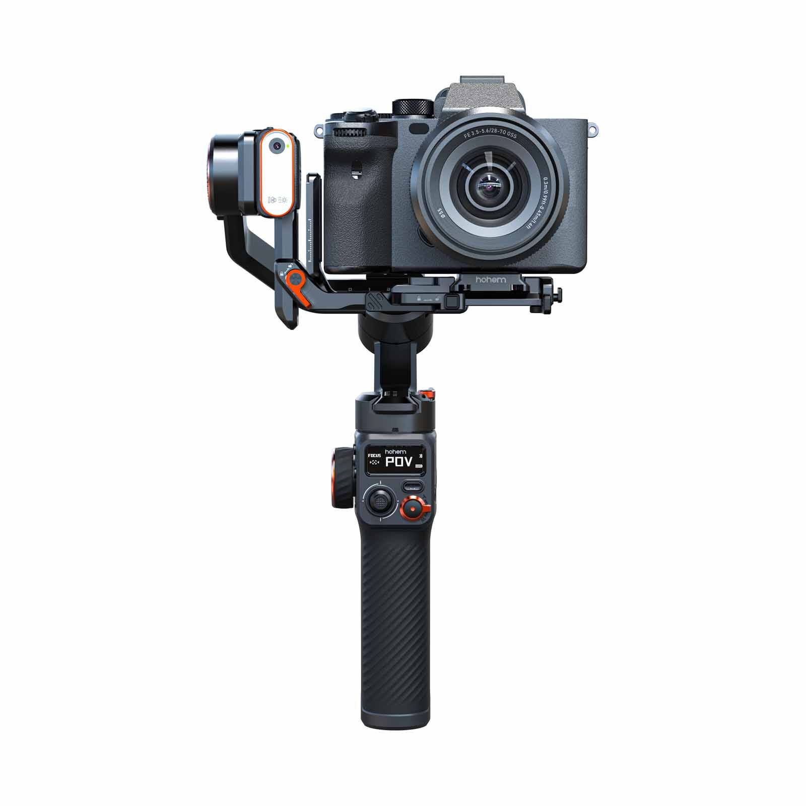 HOHEM Isteady Mt2 Camera Gimbal W/ Magnetic Fill Light & Ai Tracking Module HT-ISTEADY MT2 KIT