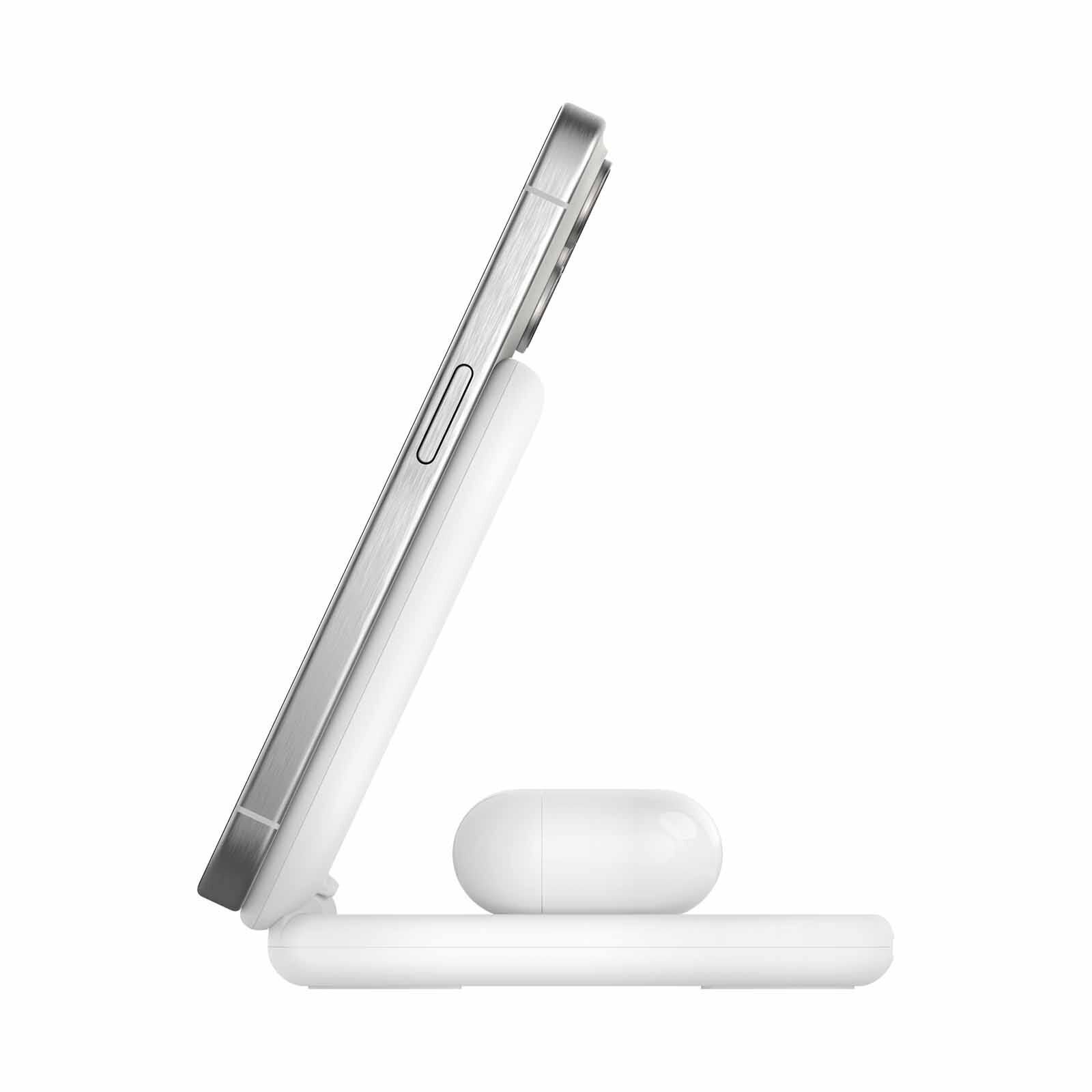 BELKIN Qi2 2-in-1 Mag Wireless Charging Stand Wht WIZ028QCWH-image 3
