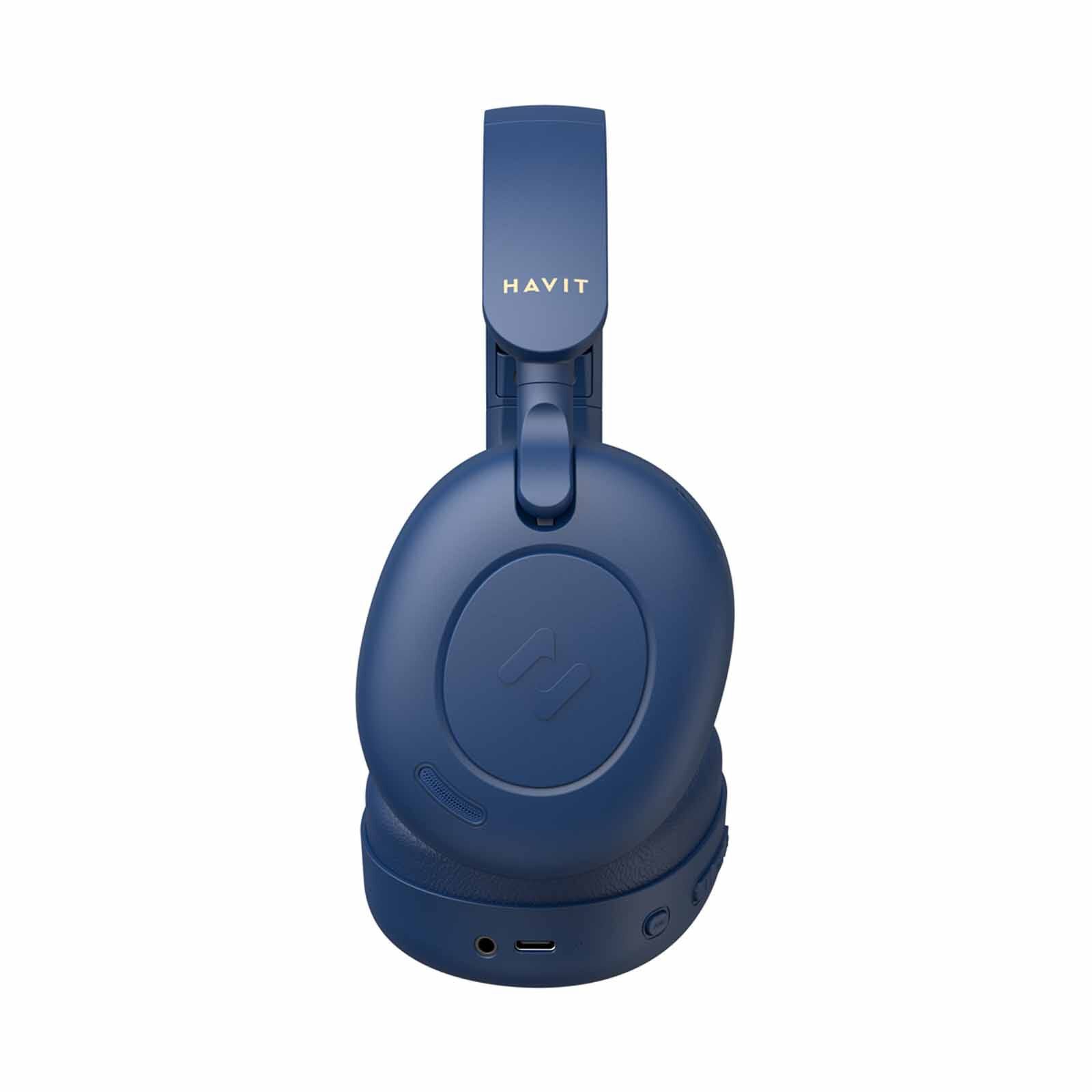 HAVIT Hybrid Anc Wireless Headphone Hd Audio HVBT-H655BT-BU-image 3