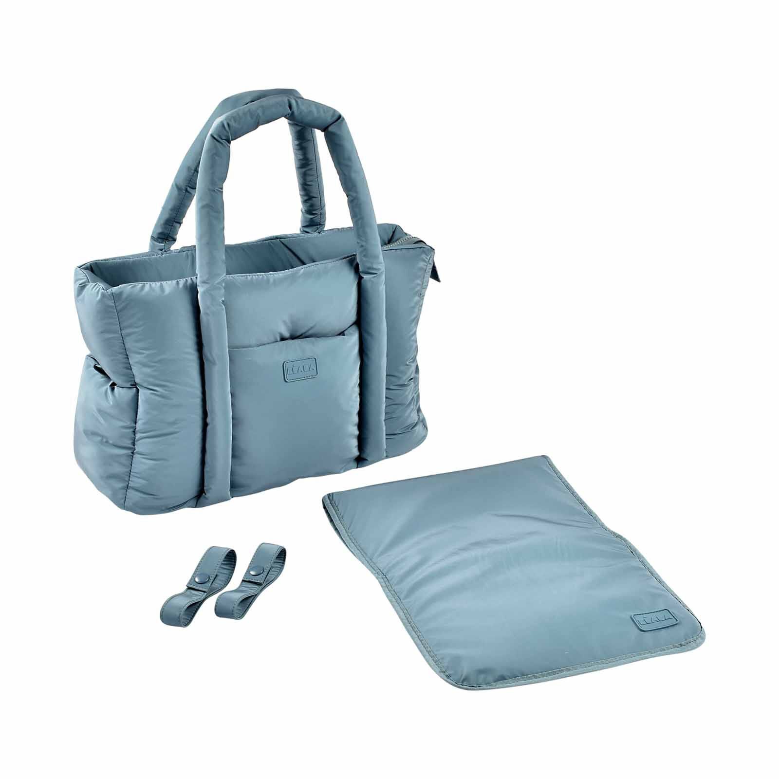 BEABA Paris Puffy Changing Bag - Baltic Blue (online) DIAPER BAG-image 2