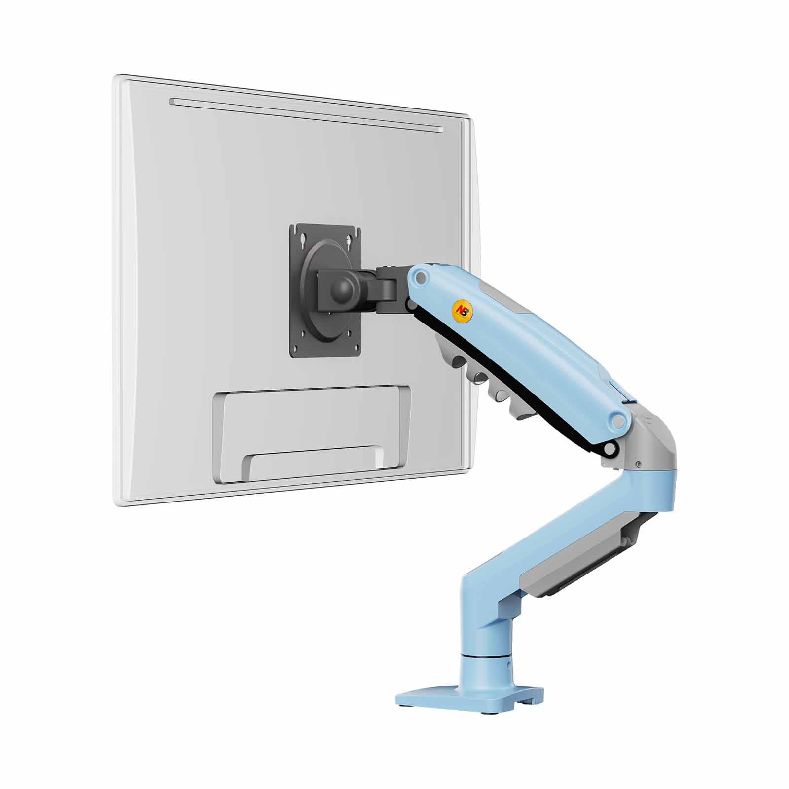 NORTHBAYOU Monitor Arm Fits 17-30 Inches, Hold 2-9 Kg Vesa 75 X 75 / 100 X 100 F80 XM (BLUE)