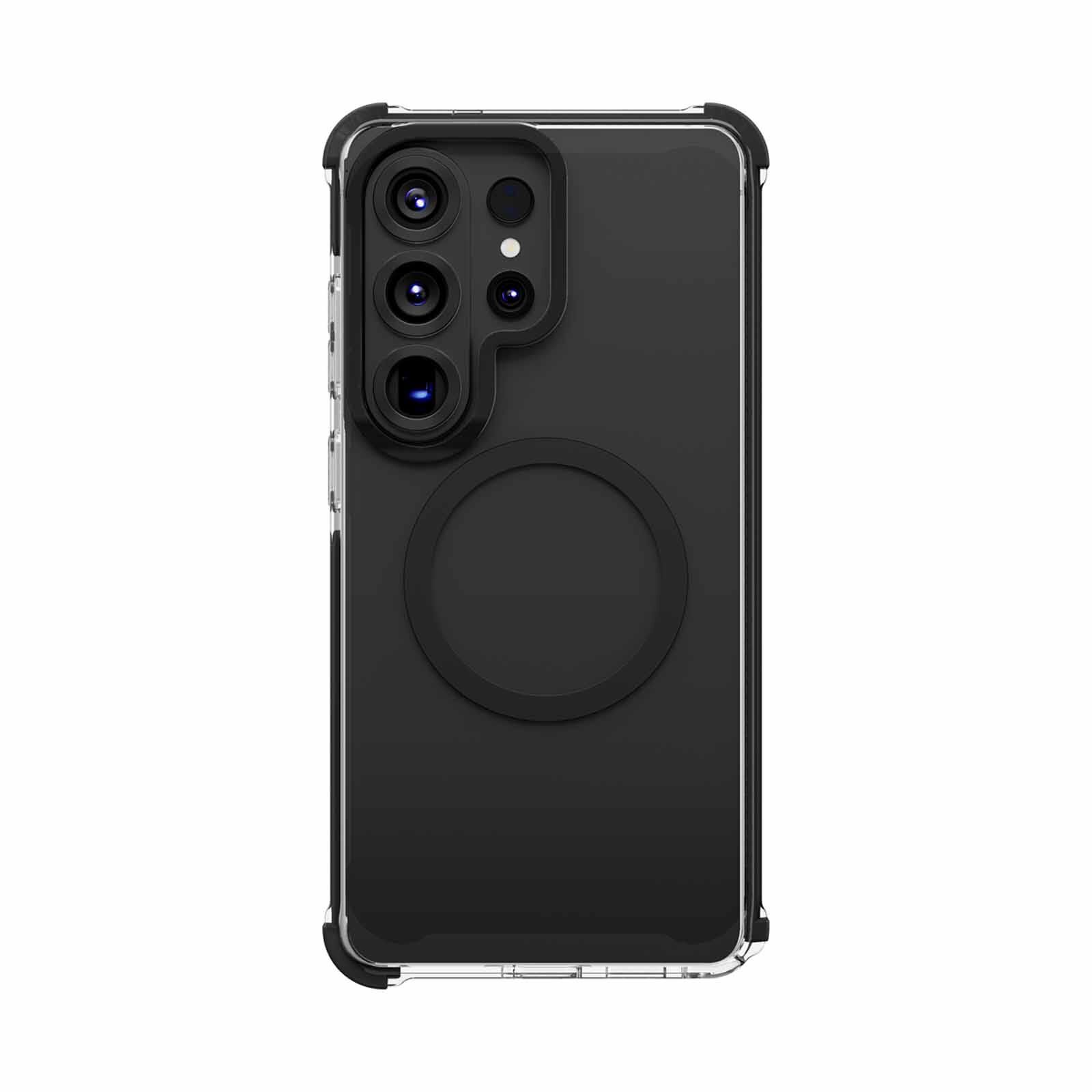 UNIQ Hybrid Galaxy S26 Ultra Magclick Charging Combat - Carbon Black UNIQ-GS26UHYB-COMMCBLK