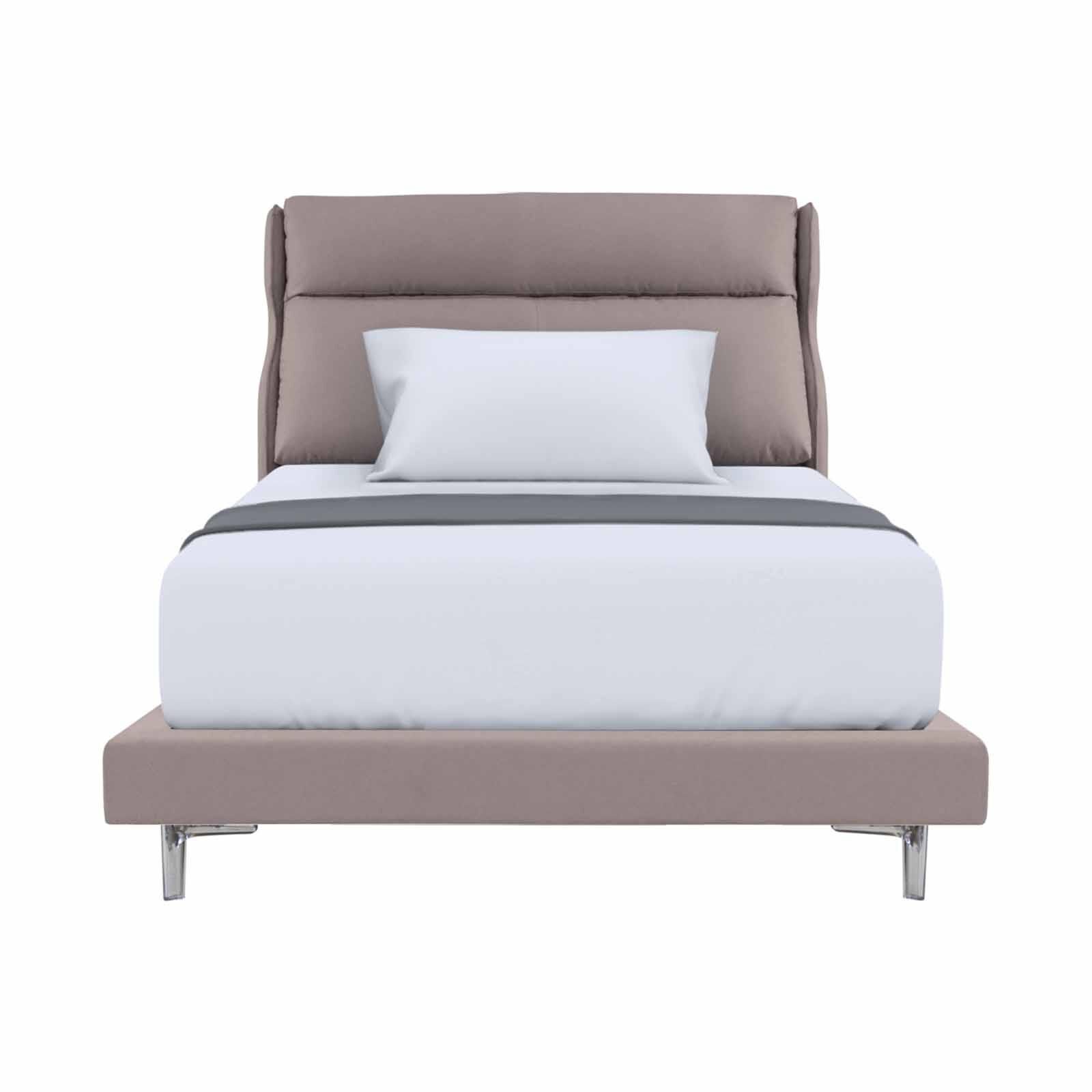 MAXCOIL Super Single Size Bed Frame HOPKIN HEADBOARD WITH DIVAN 5 INCHES /8 INCHES-image 1