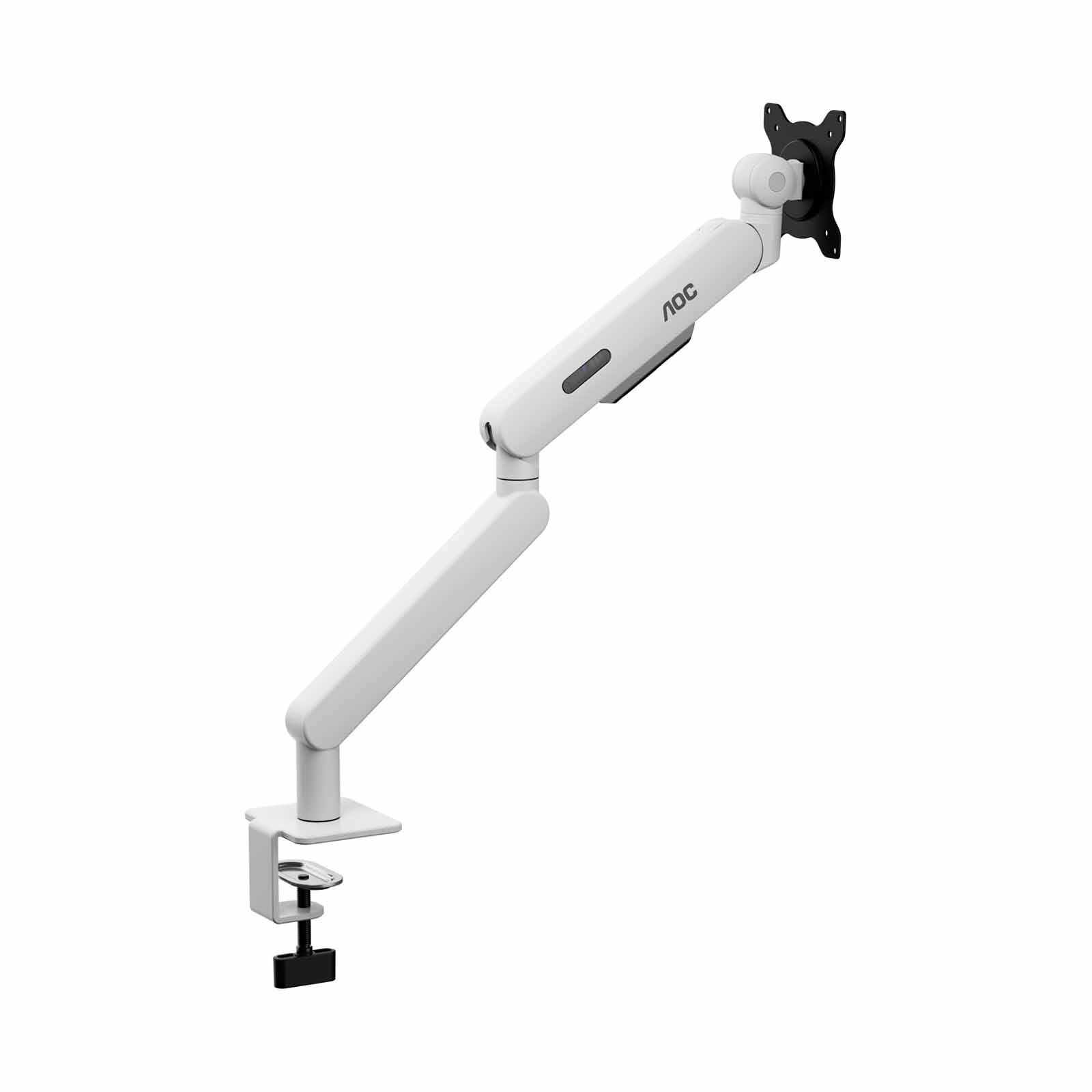 AOC Am400w Mechanical Gas Spring System Single Monitor Arm (white) PHI-AM400W-image 3