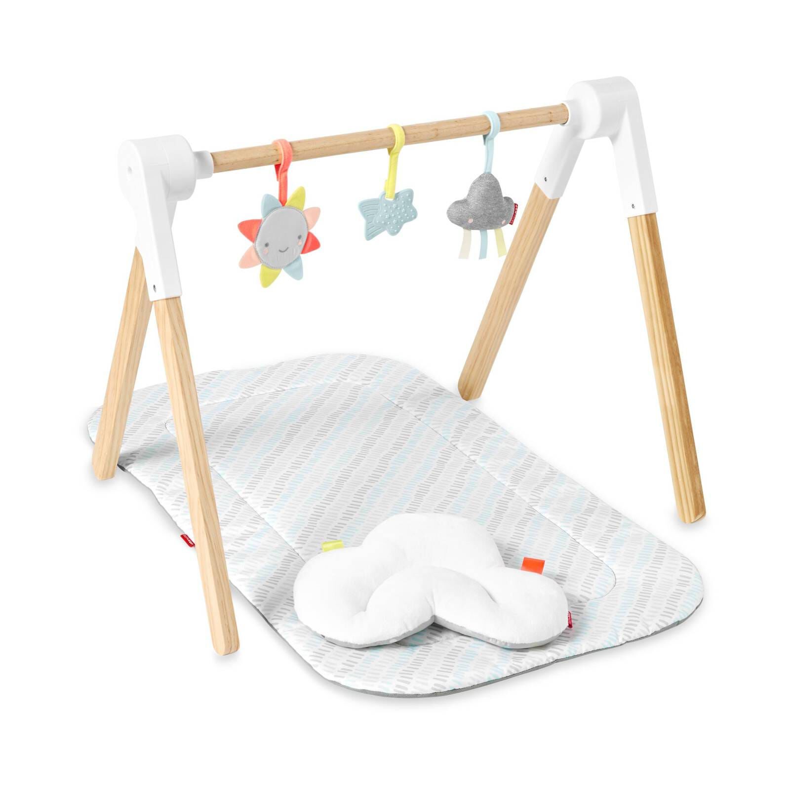 SKIP HOP Skip Hop Silver Lining Cloud Wooden Activity Gym (online) SILVER LINING CLOUD-image 1