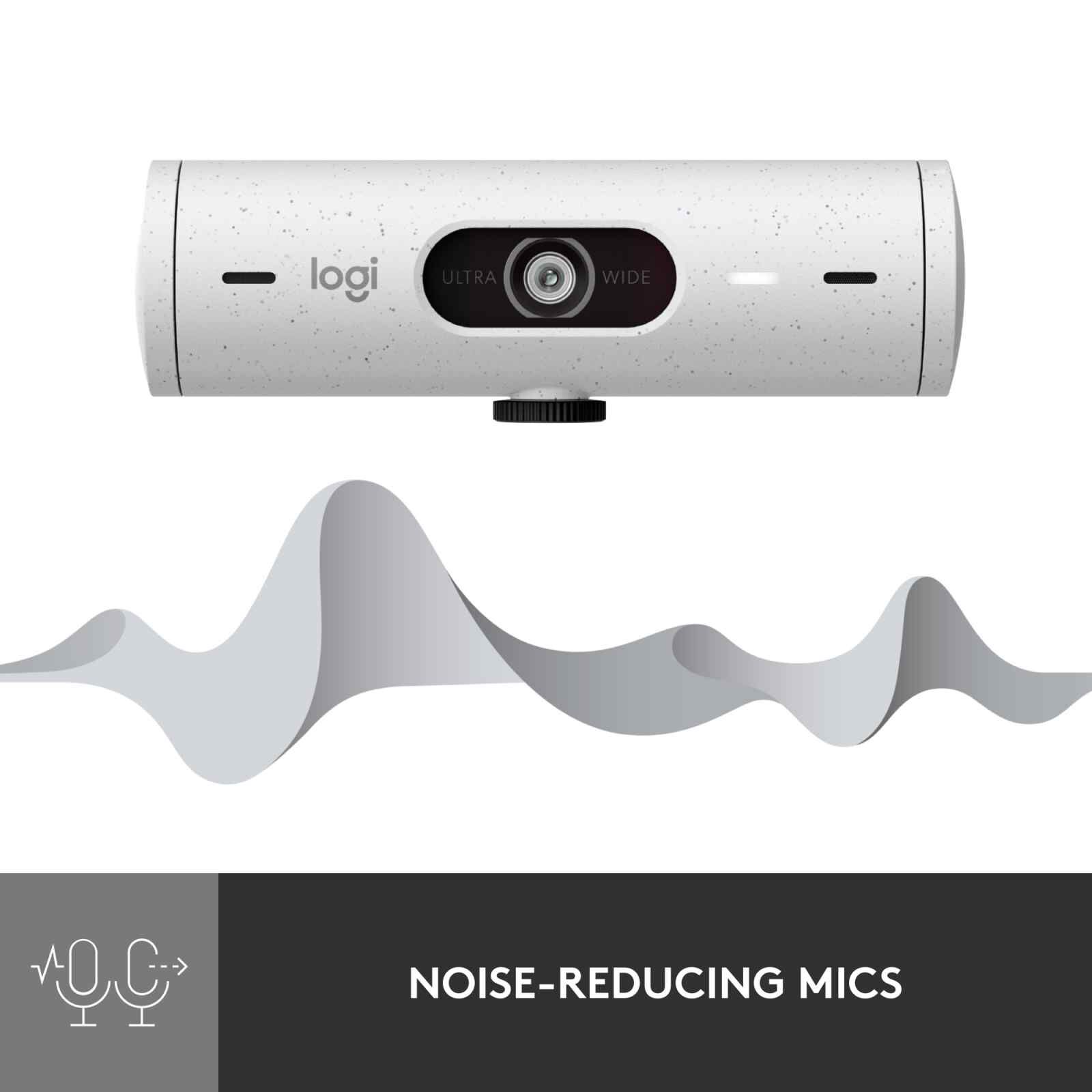 LOGITECH Brio 500 Full Hd Webcam - Off White 960-001429-image 10
