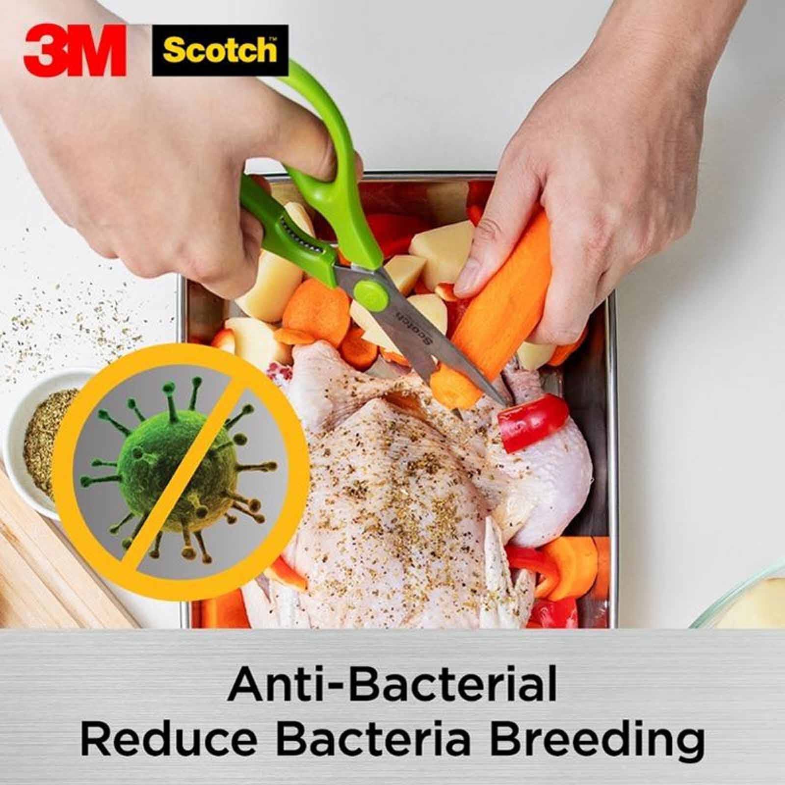 3M SCOTCH Scotch Kitchen Scissor Anti Bacteria KS-AB-image 3