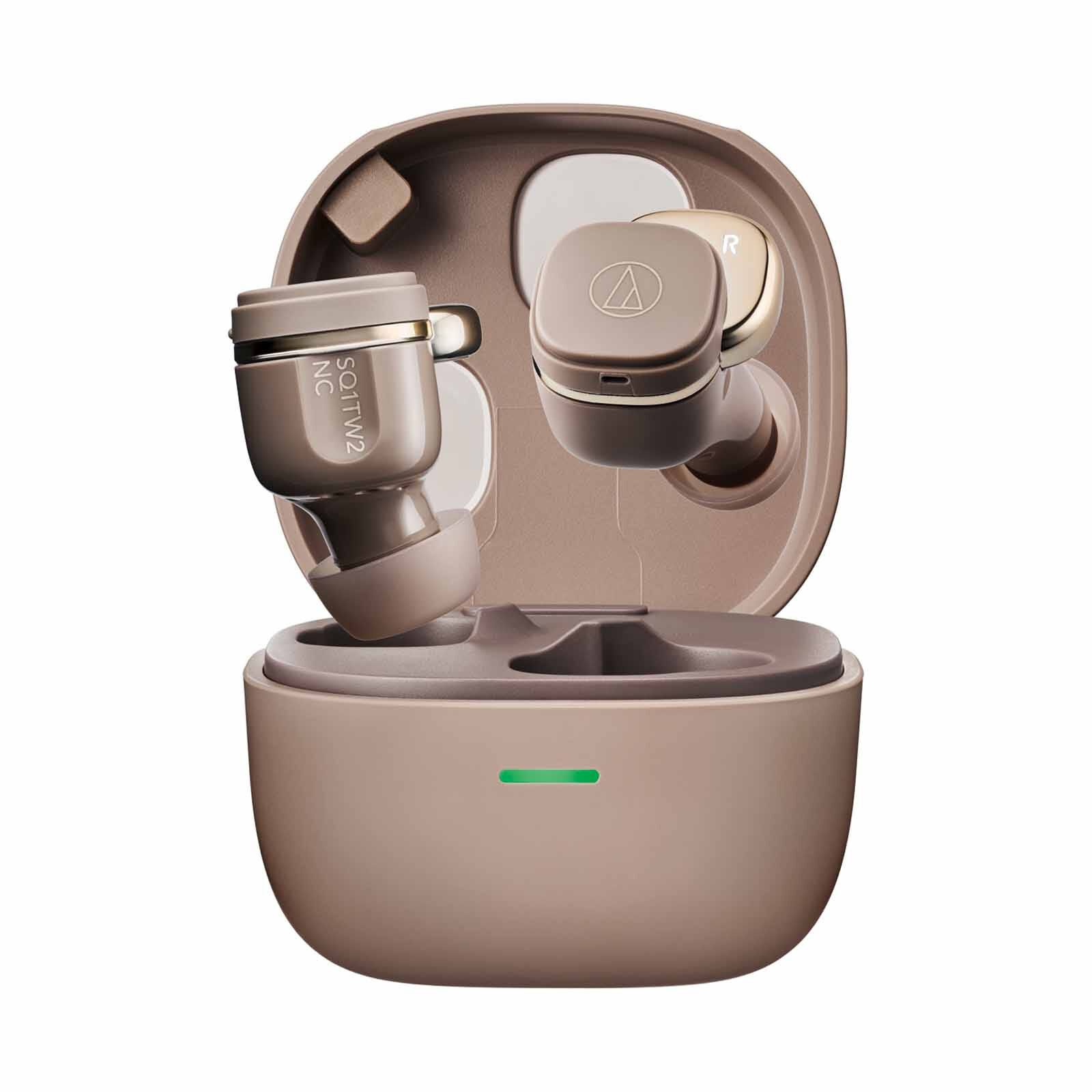 AUDIO TECH True Wireless With Active Noise Cancellation - Cafe Latte ATH-SQ1TW2NC CA-image 6