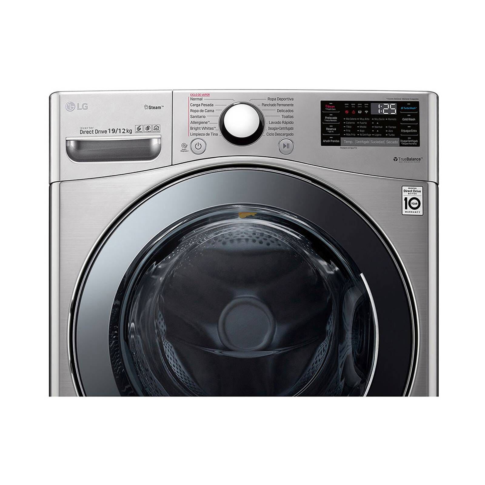 LG Front Load Washer And Dryer (19/12kg) F2719RVTV-image 5