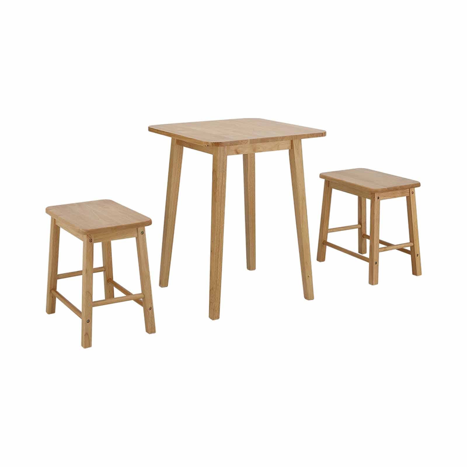 INDEX 3 Piece Dining Set (square) MORRIS