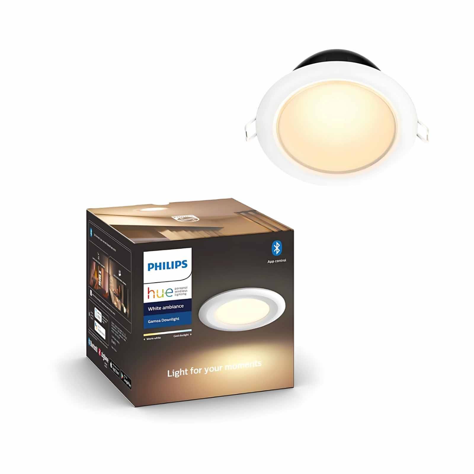 PHILIPS HU 51108 Garnea White Ambiance Downlight 150 Rd 10.5w 900 Lm 929003123801-image 1