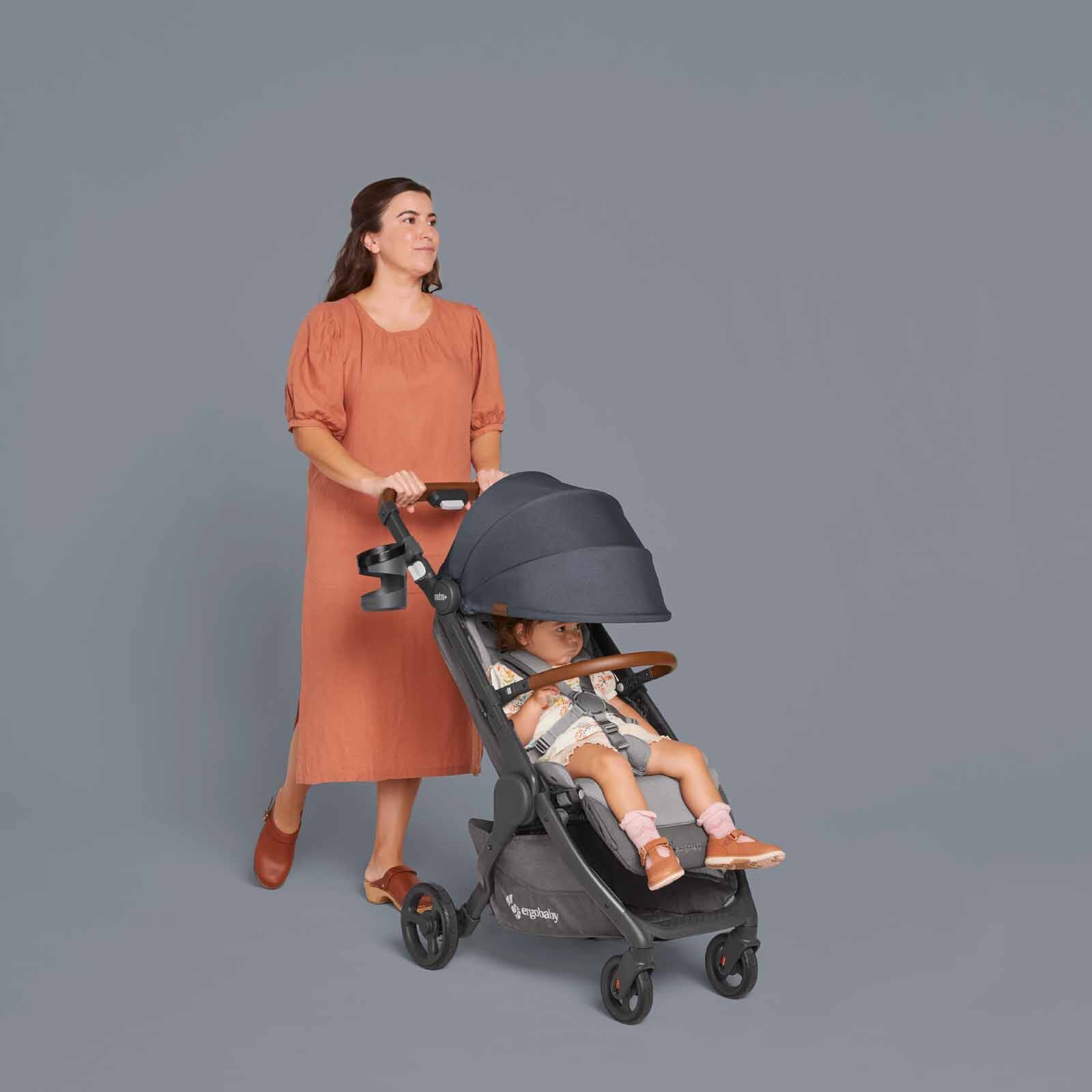 ERGOBABY Metro+ Deluxe Compact City Stroller - Empire State Green METROPDXEMPGRN-image 3