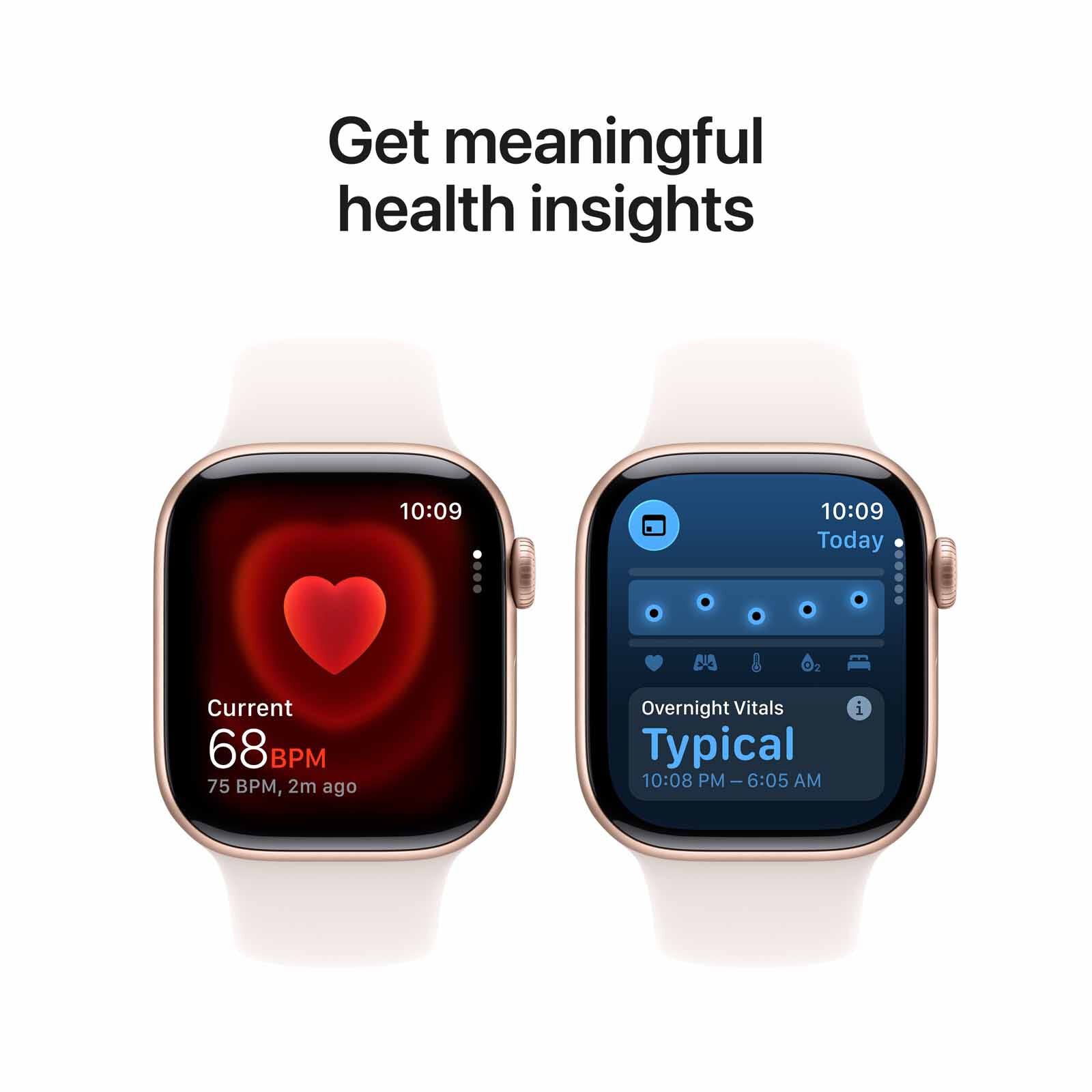 APPLE Watch Series 11 Gps 42mm Rose Gold Aluminium Case With Light Blush Sport Band - M/l MEU44X/A-image 3
