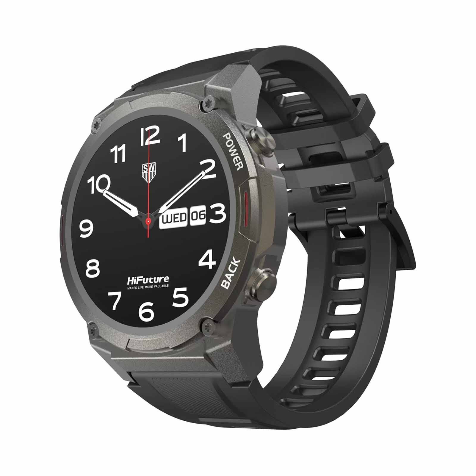 HIFUTURE Mix2 - Black Bluetooth Smartwatch With Heart Rate Function HSFI2BK-image 3