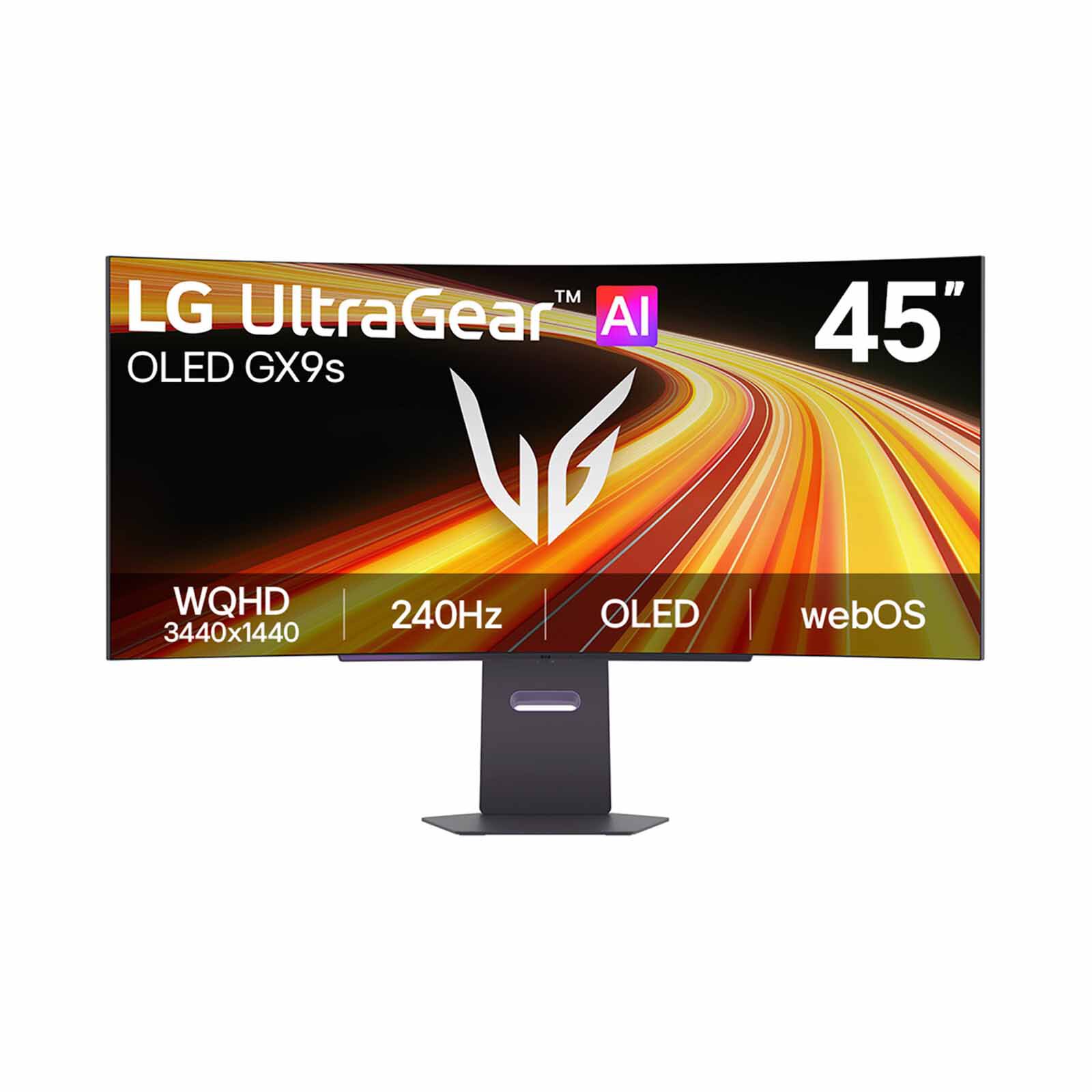 LG 44.5in Uwqhd Oled 240hz 0.03ms Smart Gaming Monitor 45GX90SB-B-image 1