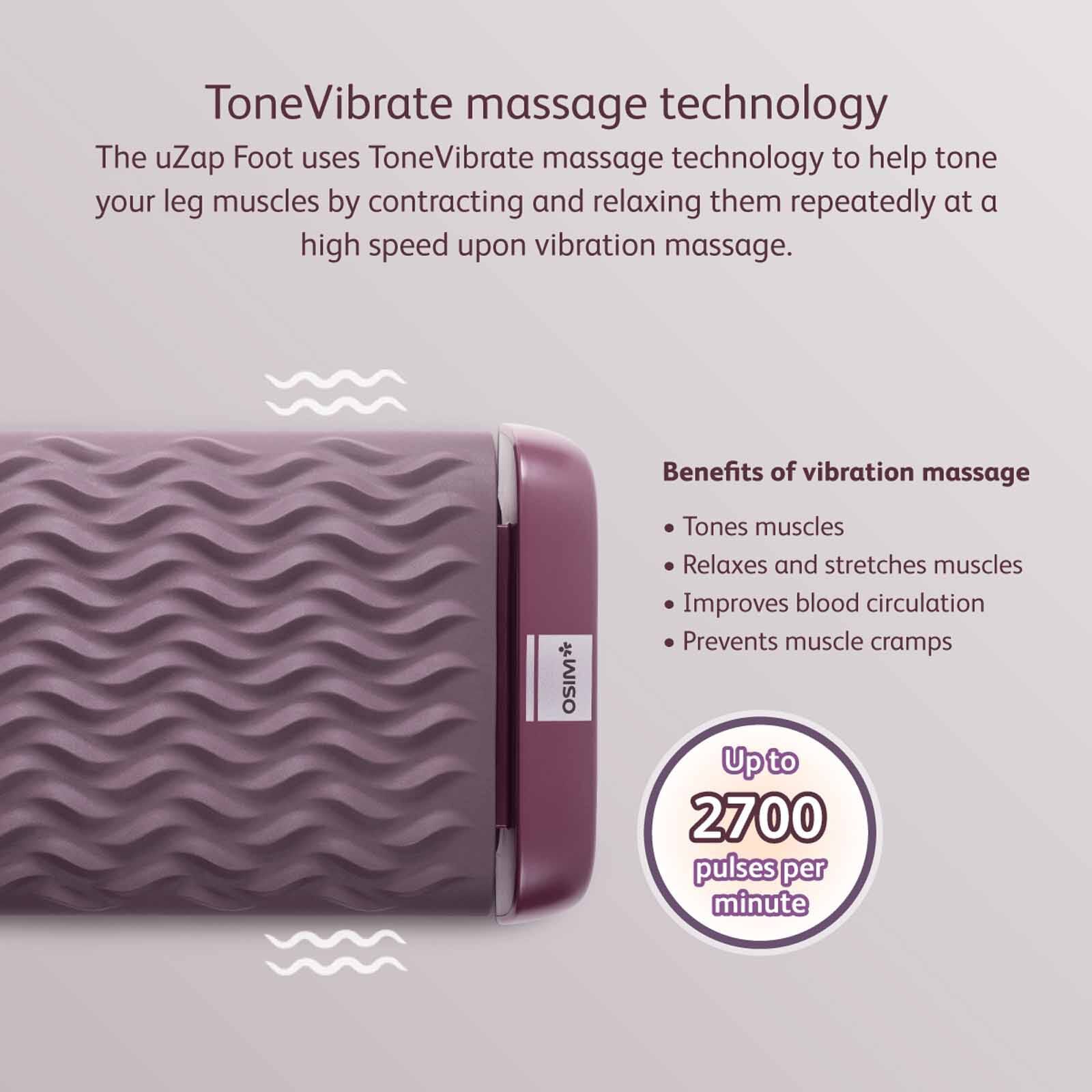 OSIM Uzap Foot Leg Massager - Purple OS-3220-image 2