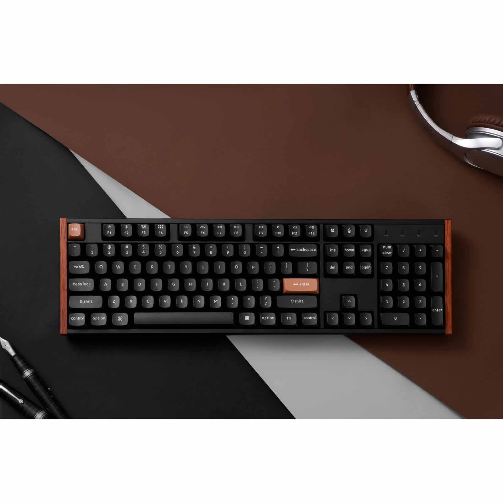 KEYCHRON K10 He Full Size 104 Key, Black Full Assembled, Rgb, Hot-swap, Hall Effect Keyboard - Special Ed. KYCN-K10H-F1-image 3