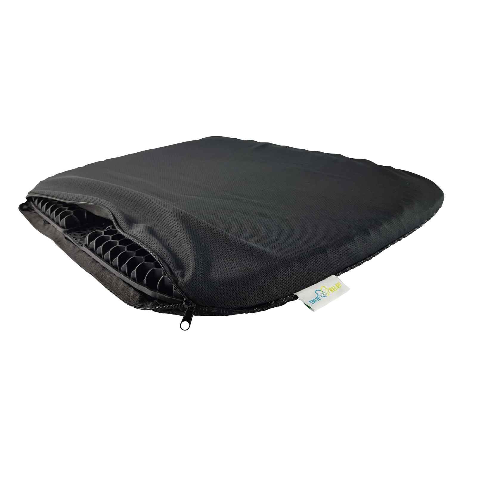 TRUE RELIE Gel Seat Cushion - Coal Black TRTPESC-CBLK-image 2