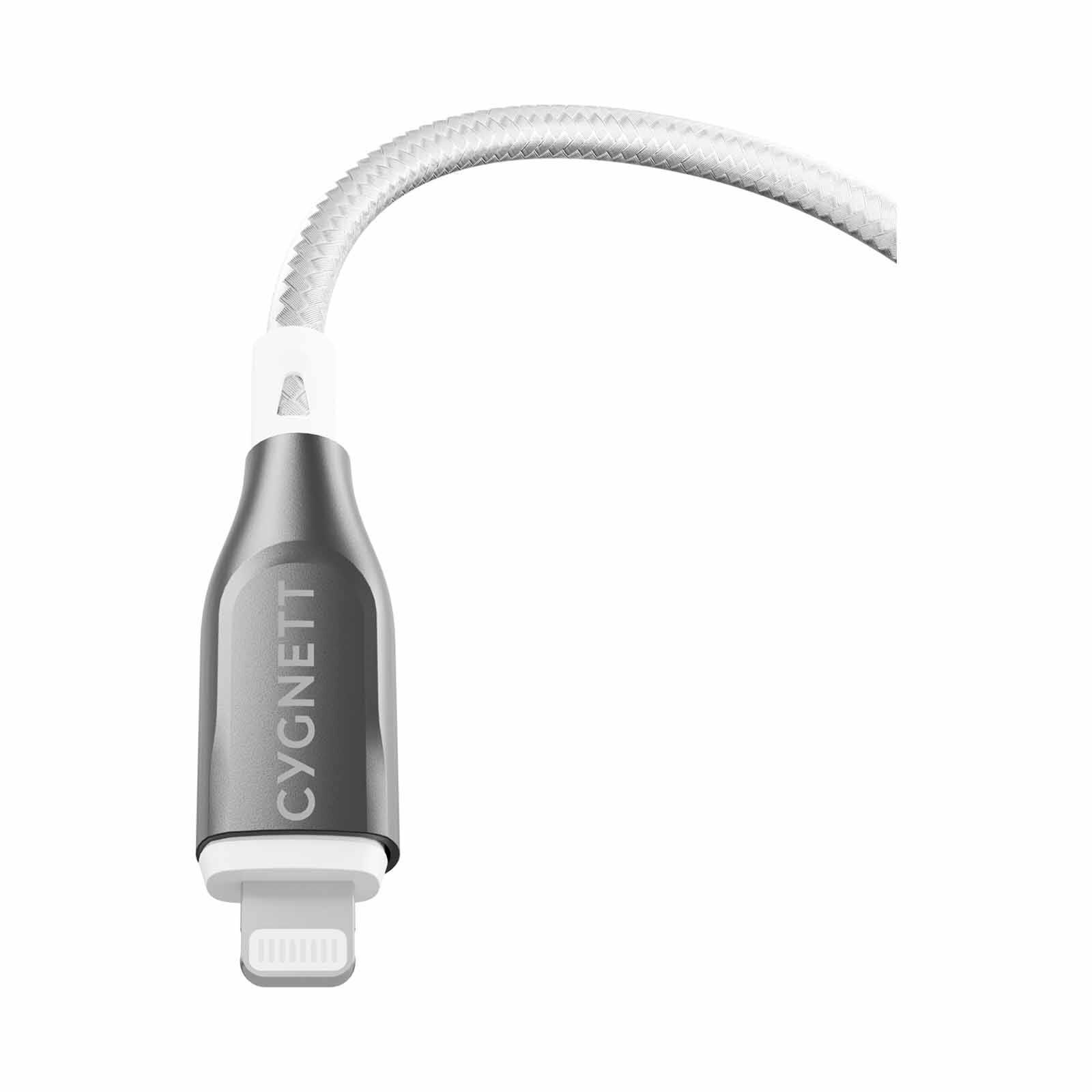 CYGNETT Armoured Lightning To Usb-a Cable - White 2m CY4661PCCAL-image 3