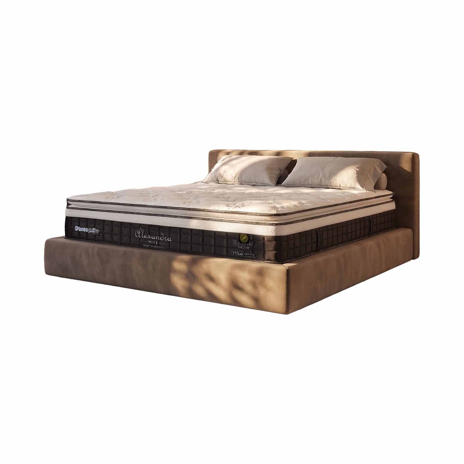 DUNLOPILLO Queen Bedframe With Mattress BEDFRAME WITH ALEXANDRA SUITE MATTRESS-image 1